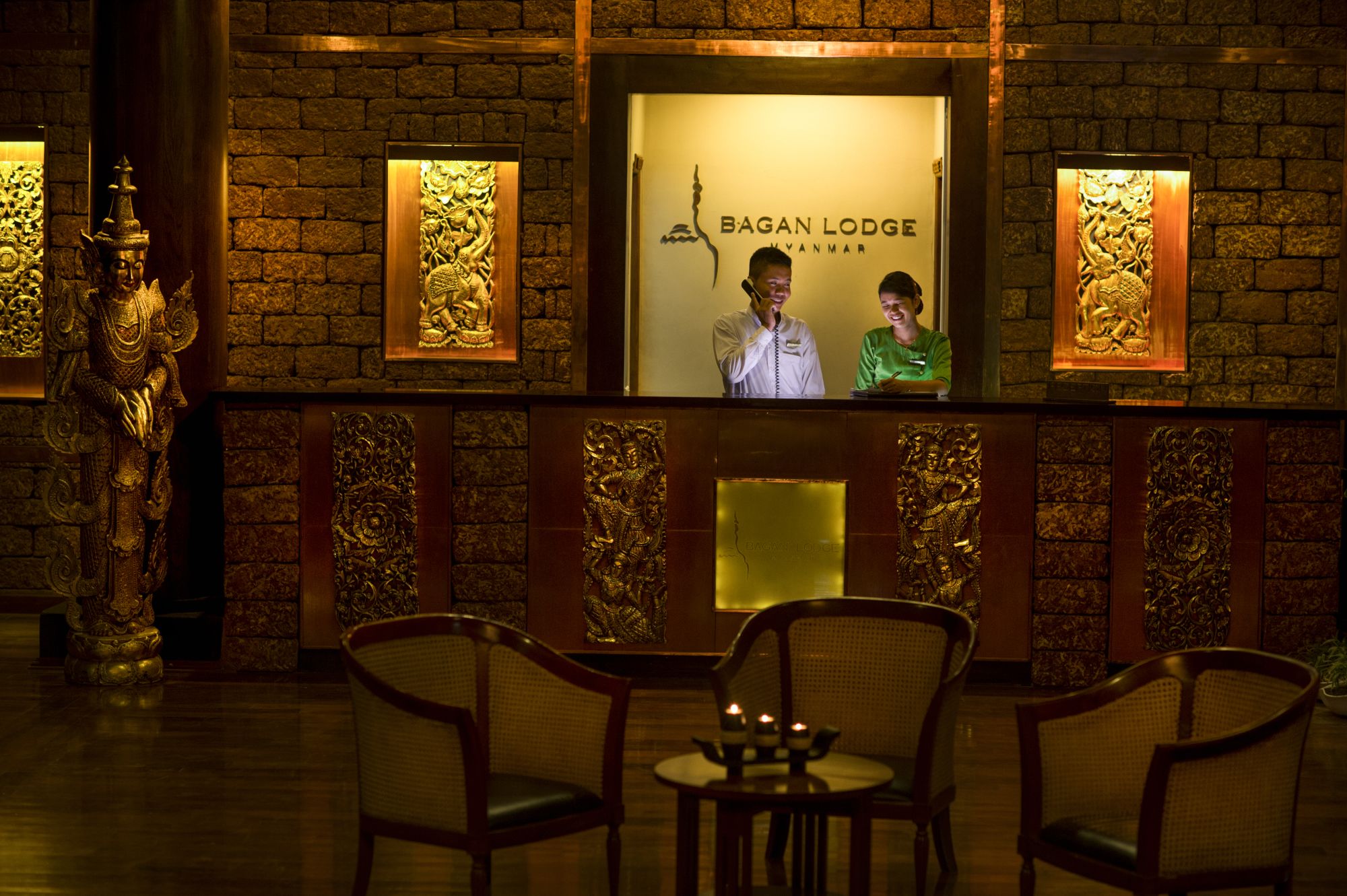 Bagan Lodge: Reception