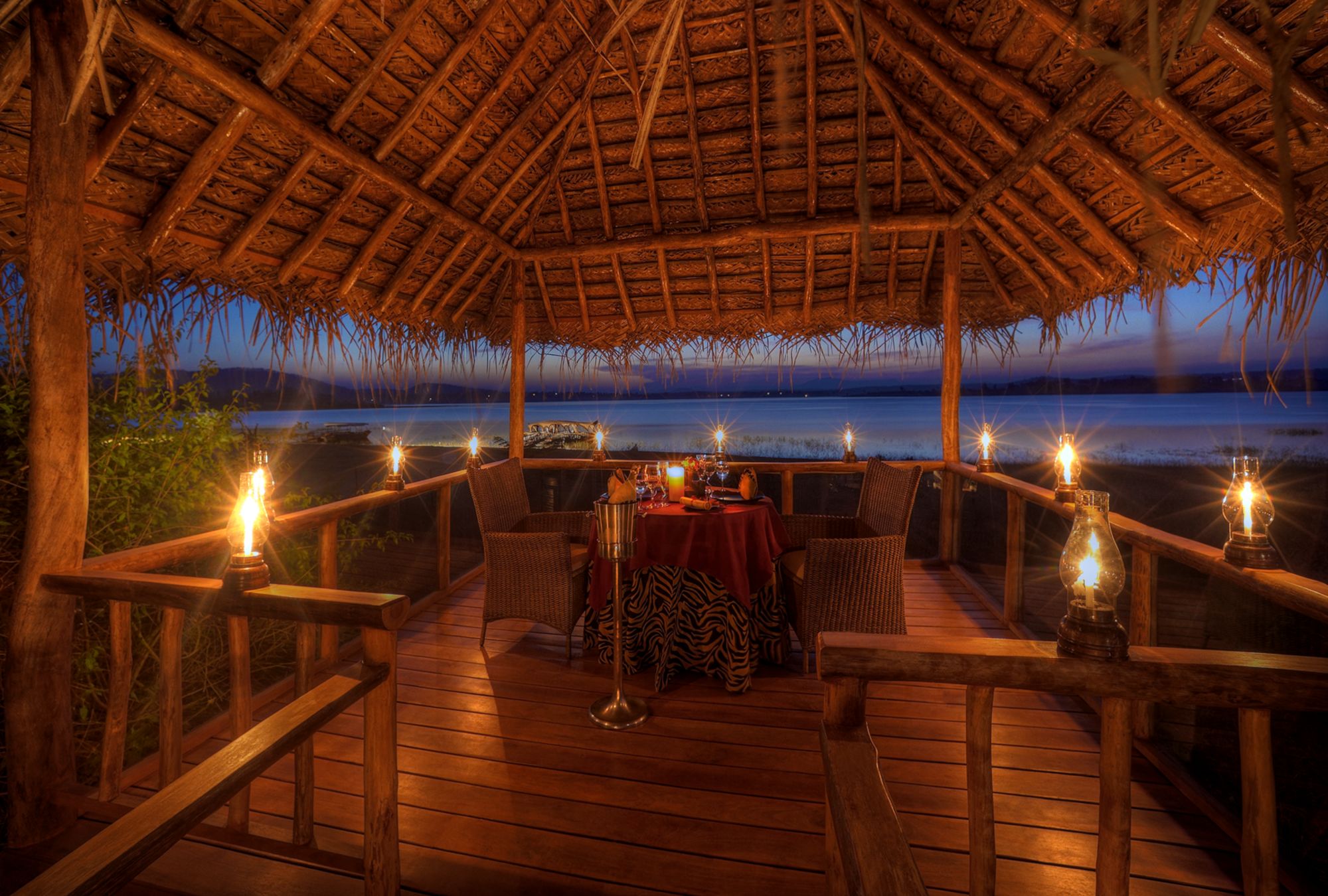 Evolve Back Kuruba Safari Lodge in Nagarhole Nationalpark: Romantic Dining