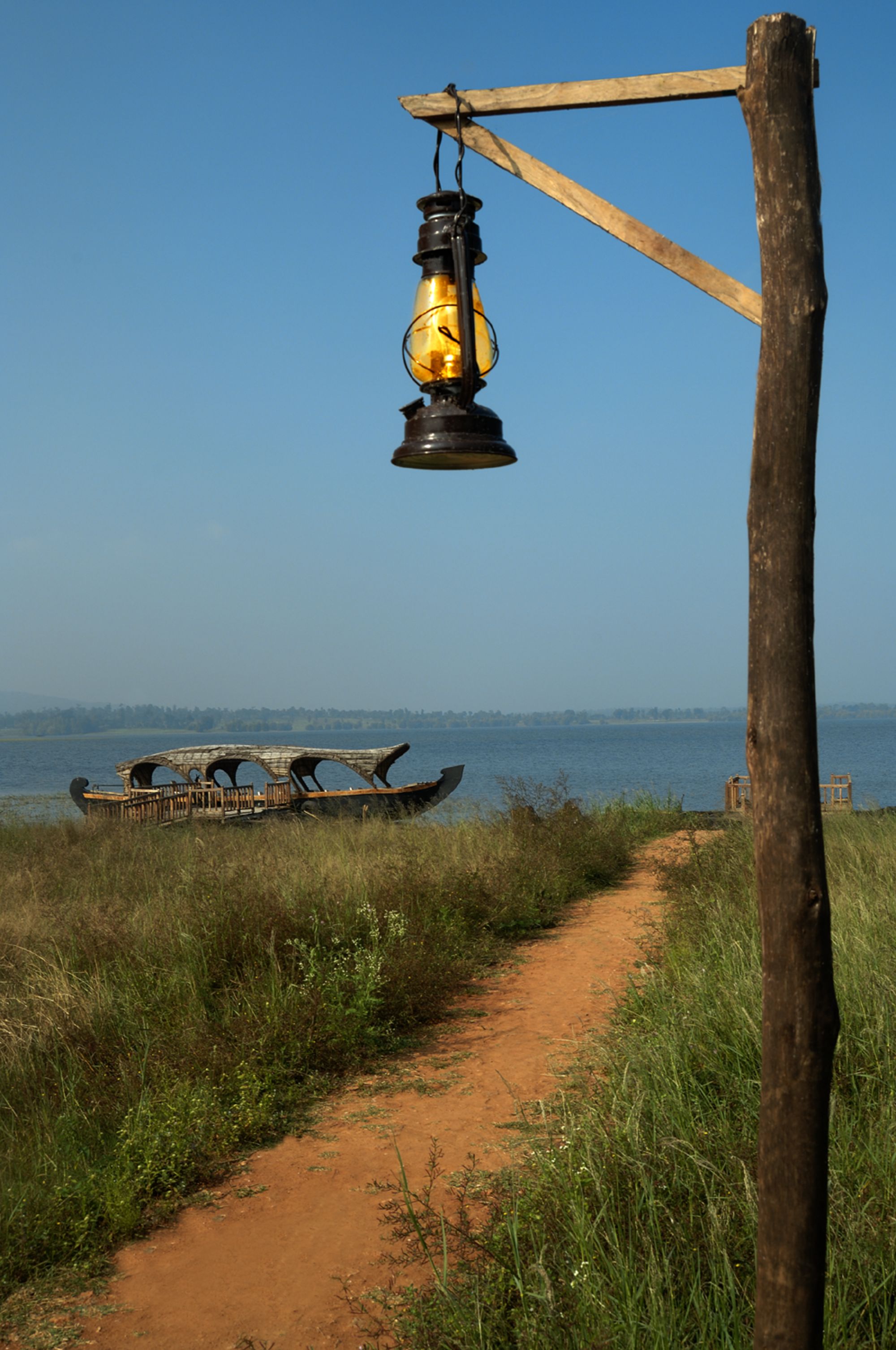 Evolve Back Kuruba Safari Lodge in Nagarhole Nationalpark: Boat Landing