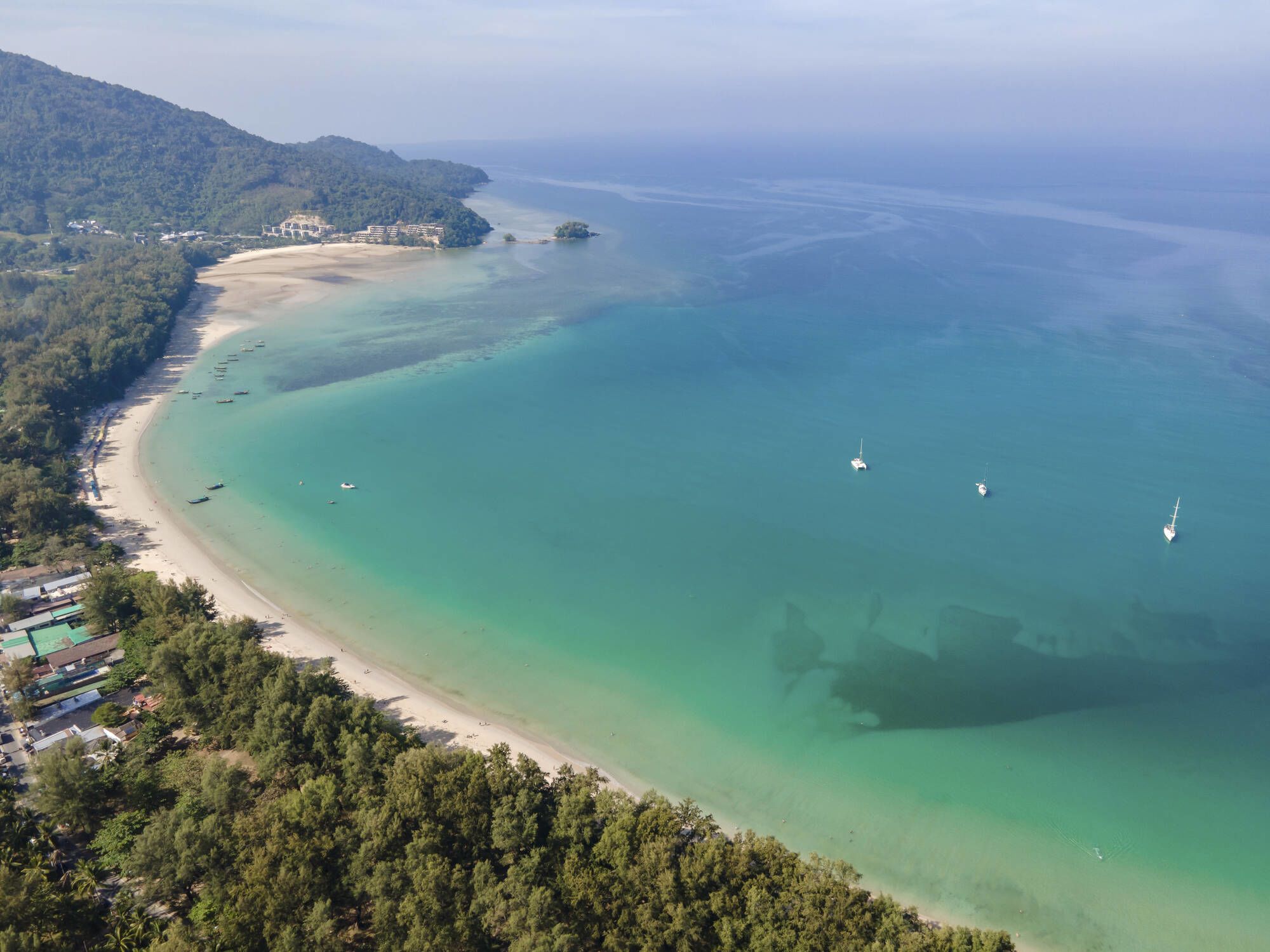 Dewa Phuket Resort & Villas: Beach aerial view