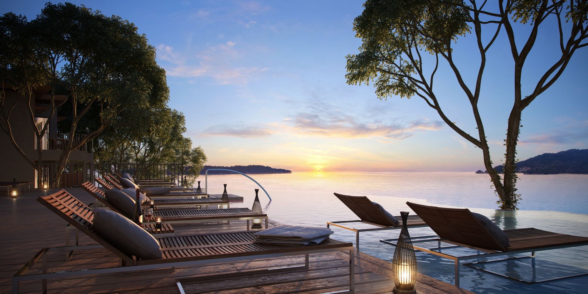 Amari Phuket: Ocean Suites Wing Pool Lounge Area