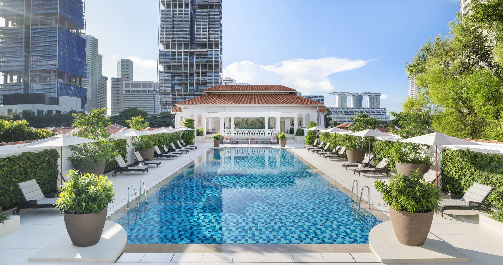 Raffles Singapore à Singapour: Swimming Pool