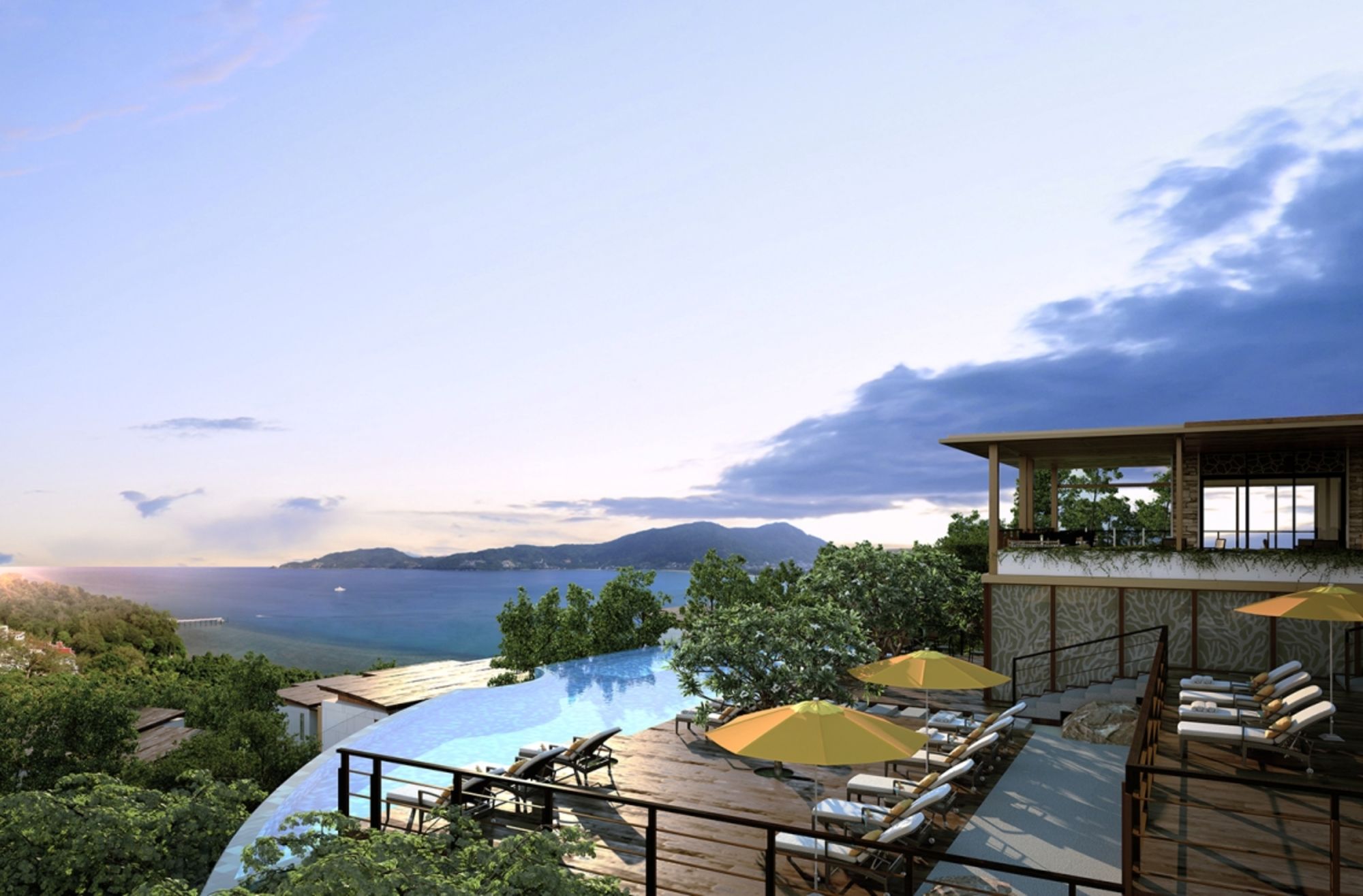 Amari Phuket: Ocean Suites Wing Club House and Pool