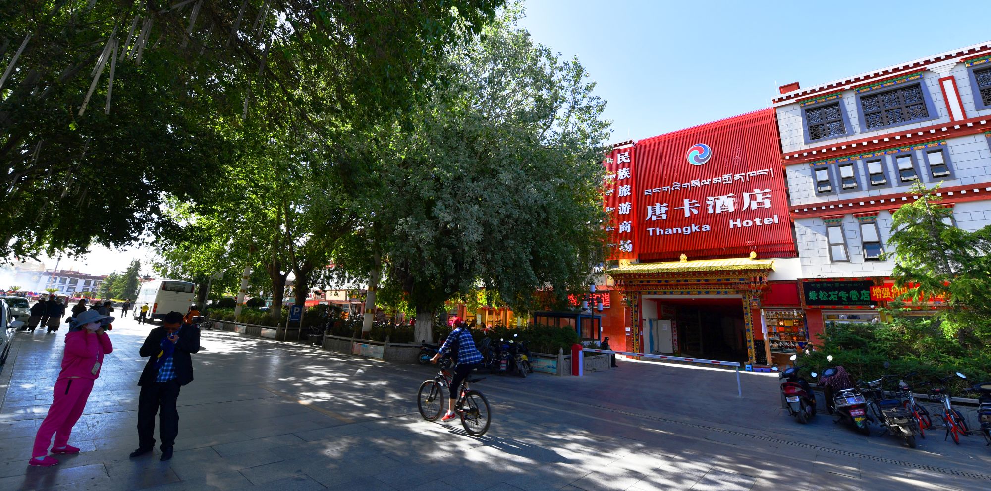 Thangka Hotel in Lhasa: Hotel Exterior