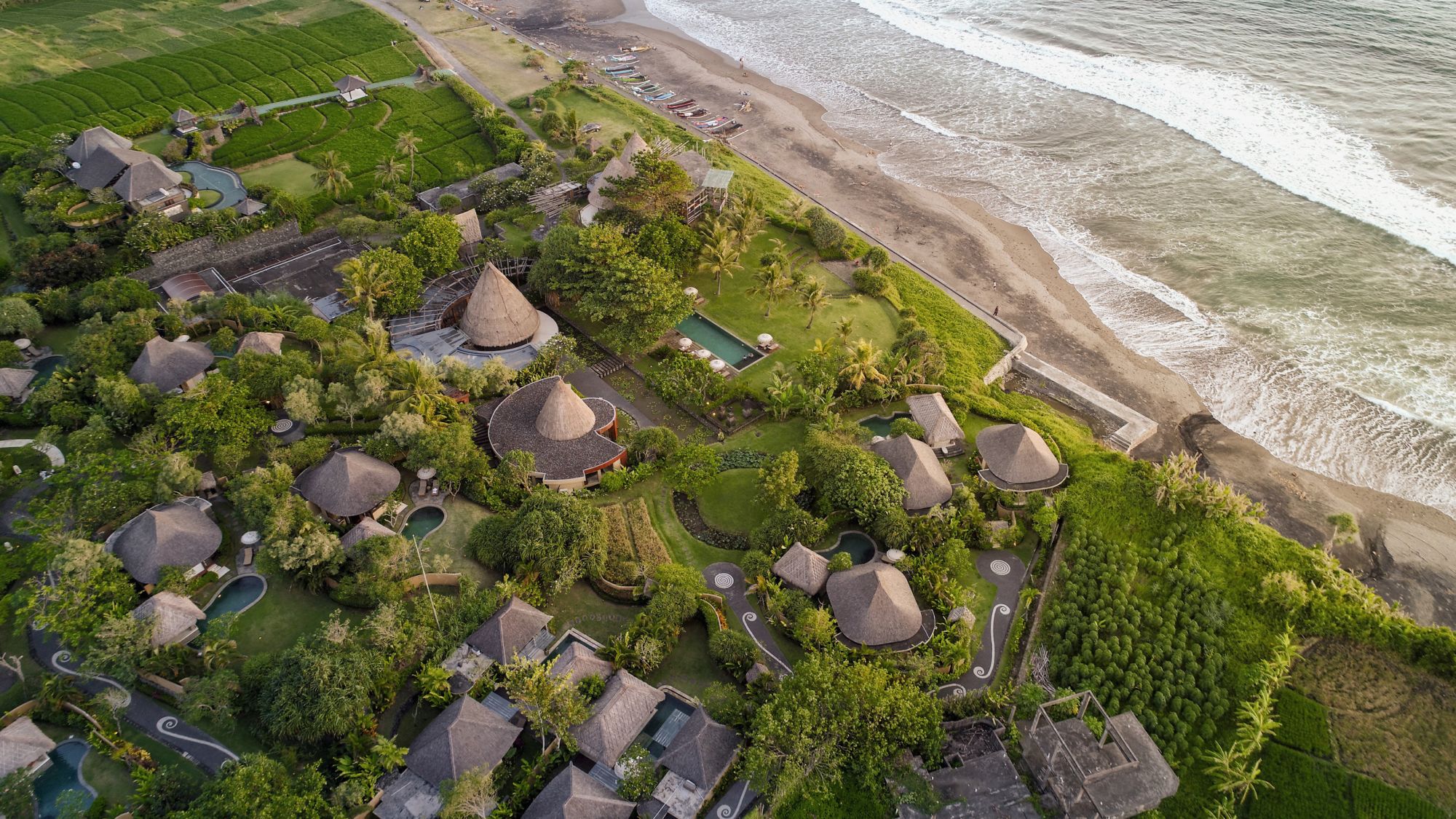 WakaGangga in Südbali: Aerial view