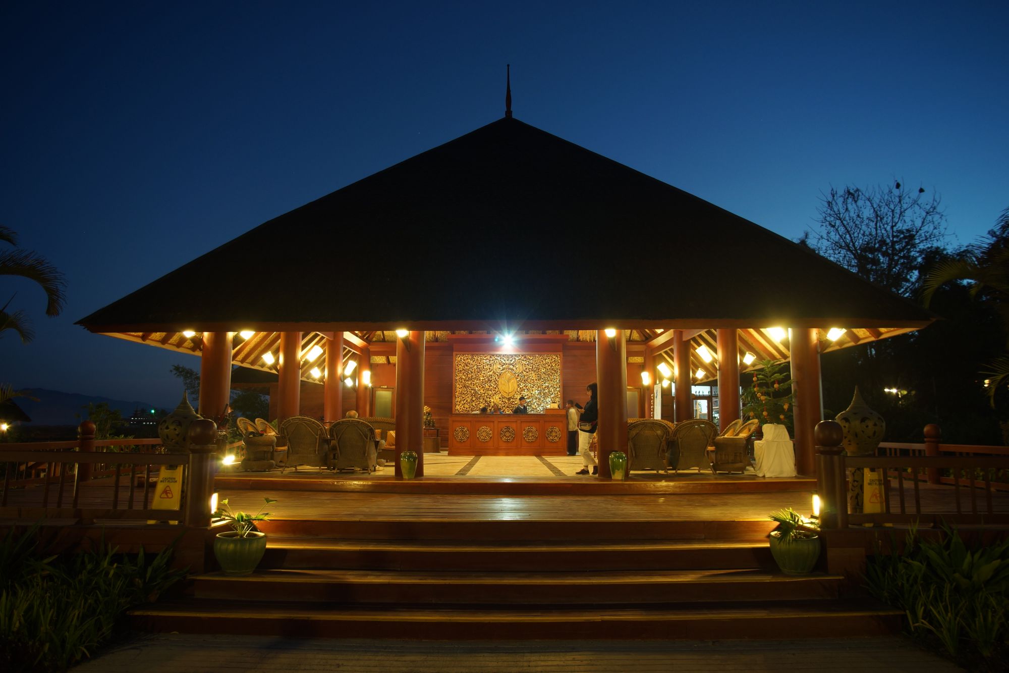Pristine Lotus Resort à Lac Inle:  Floating Duplex Reception