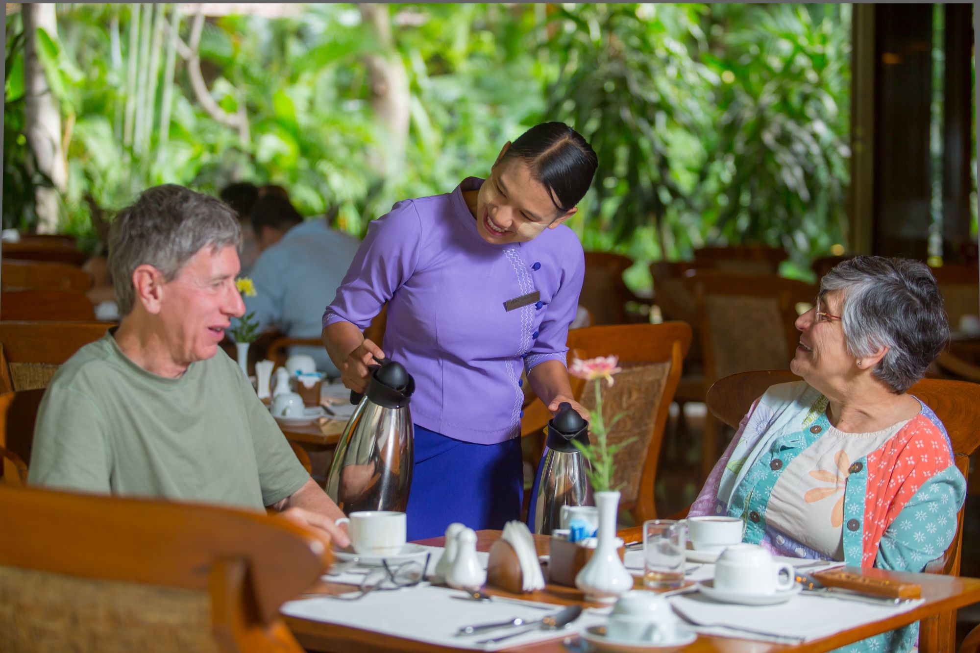 The Hotel @ Tharabar Gate in Bagan: Tropical Garden Restaurant | Staff