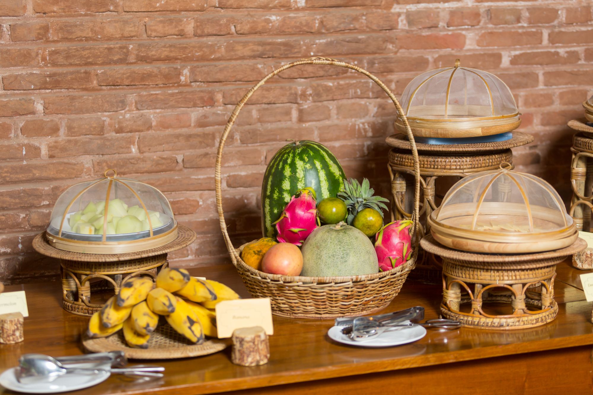 The Hotel @ Tharabar Gate in Bagan: Tropical Garden Restaurant | Buffet