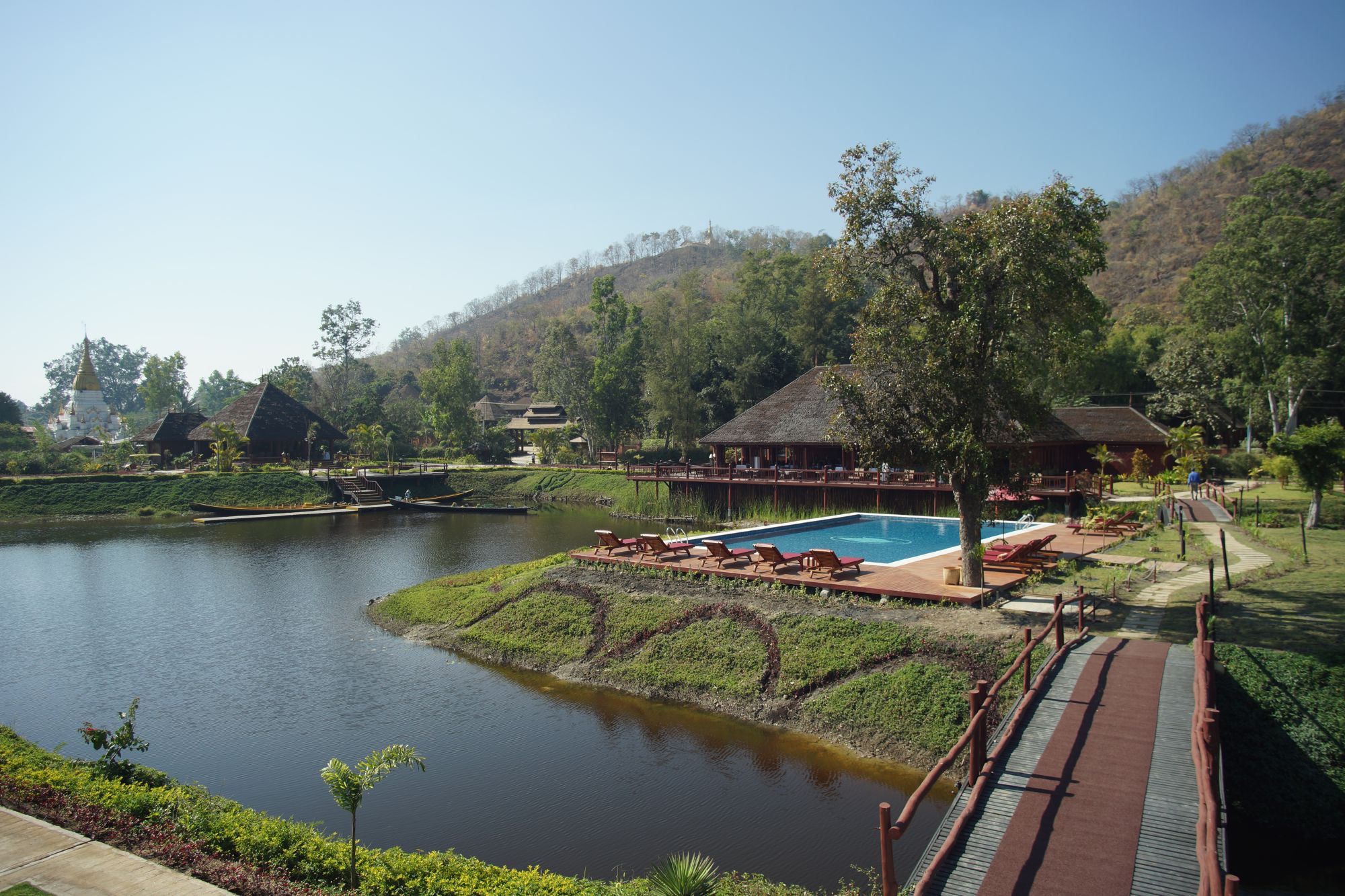 Pristine Lotus Resort à Lac Inle:  Pool