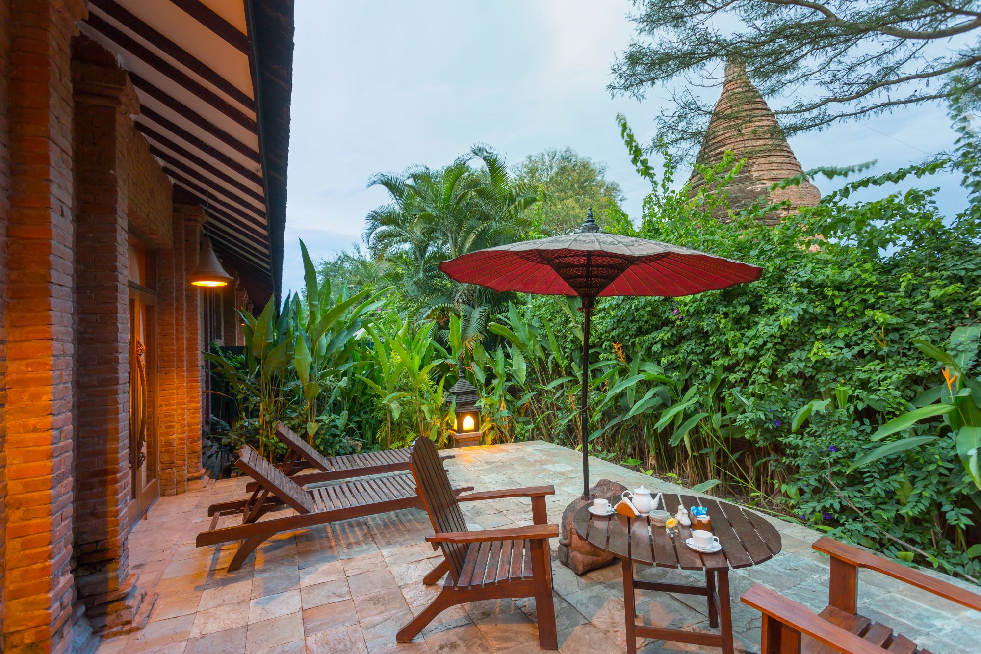 The Hotel @ Tharabar Gate in Bagan: Suite | Terrace with Pagoda View