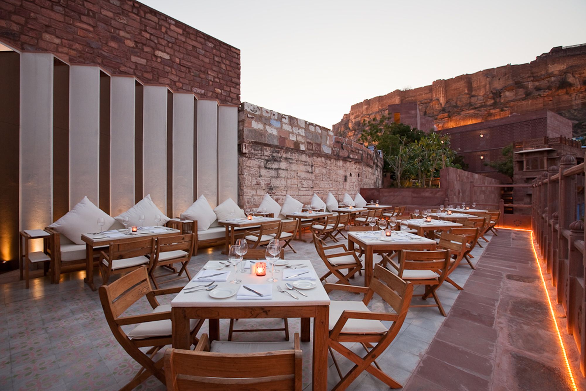 RAAS à Jodhpur: Restaurant Darikhana, Mehrangarh Fort View