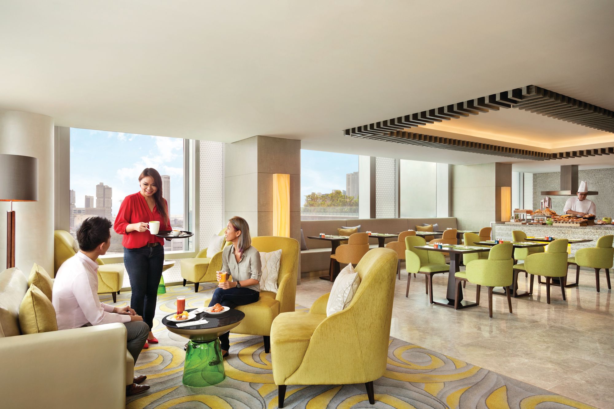 Jen Orchardgateway in Singapur: Club Lounge Breakfast