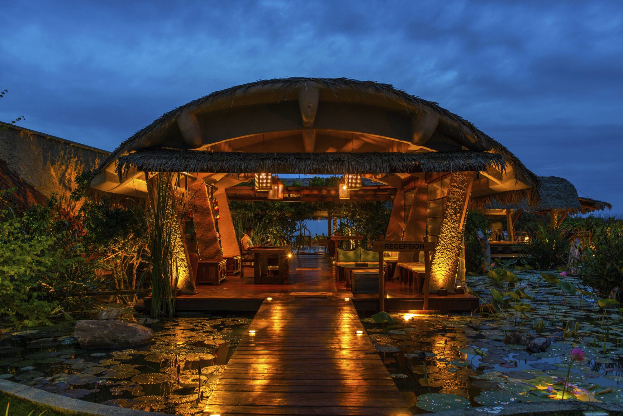 Uga Chena Huts à Parc national de Yala: Reception