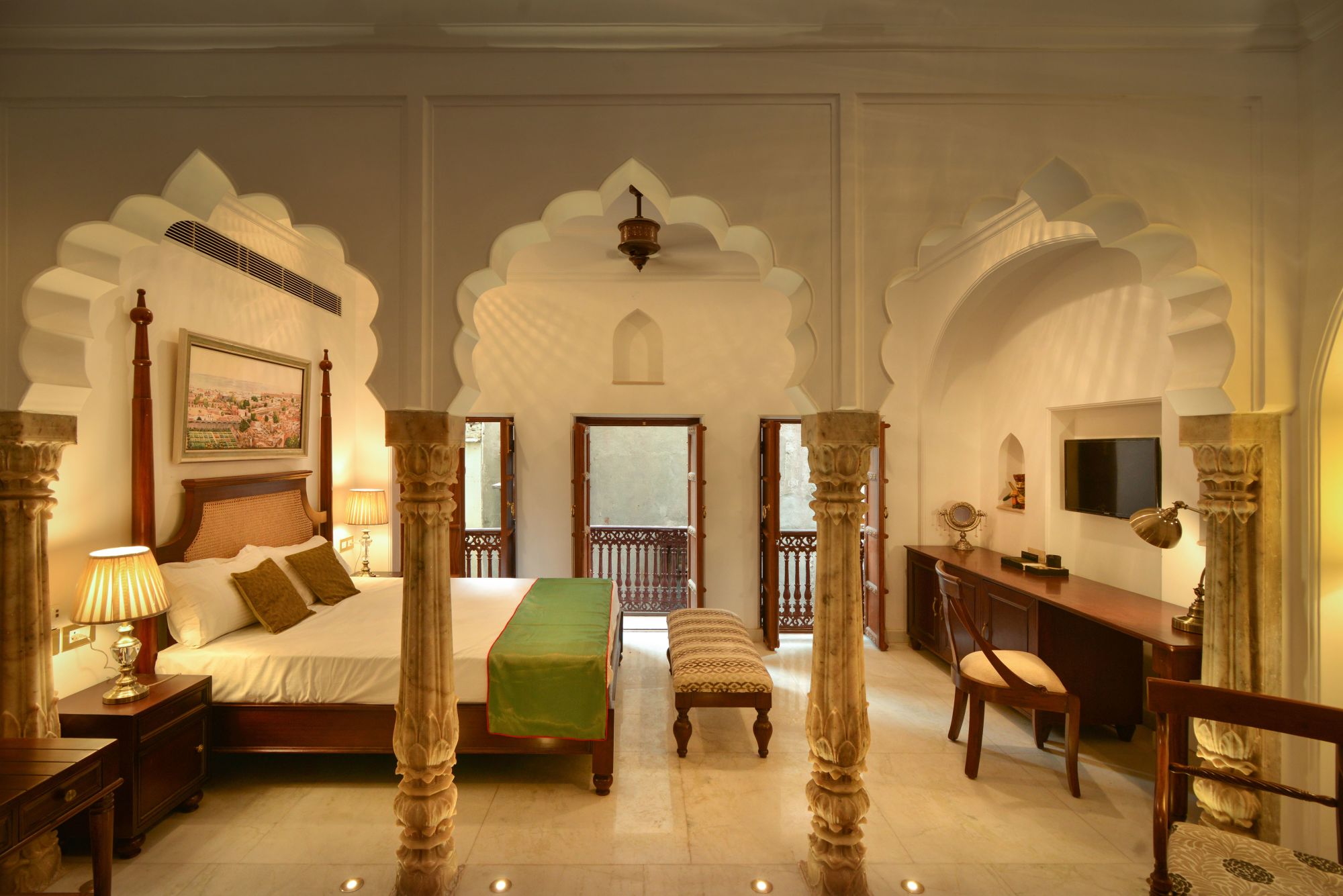 Haveli Dharampura à Delhi: Diwan E-Khas Room | Bedroom