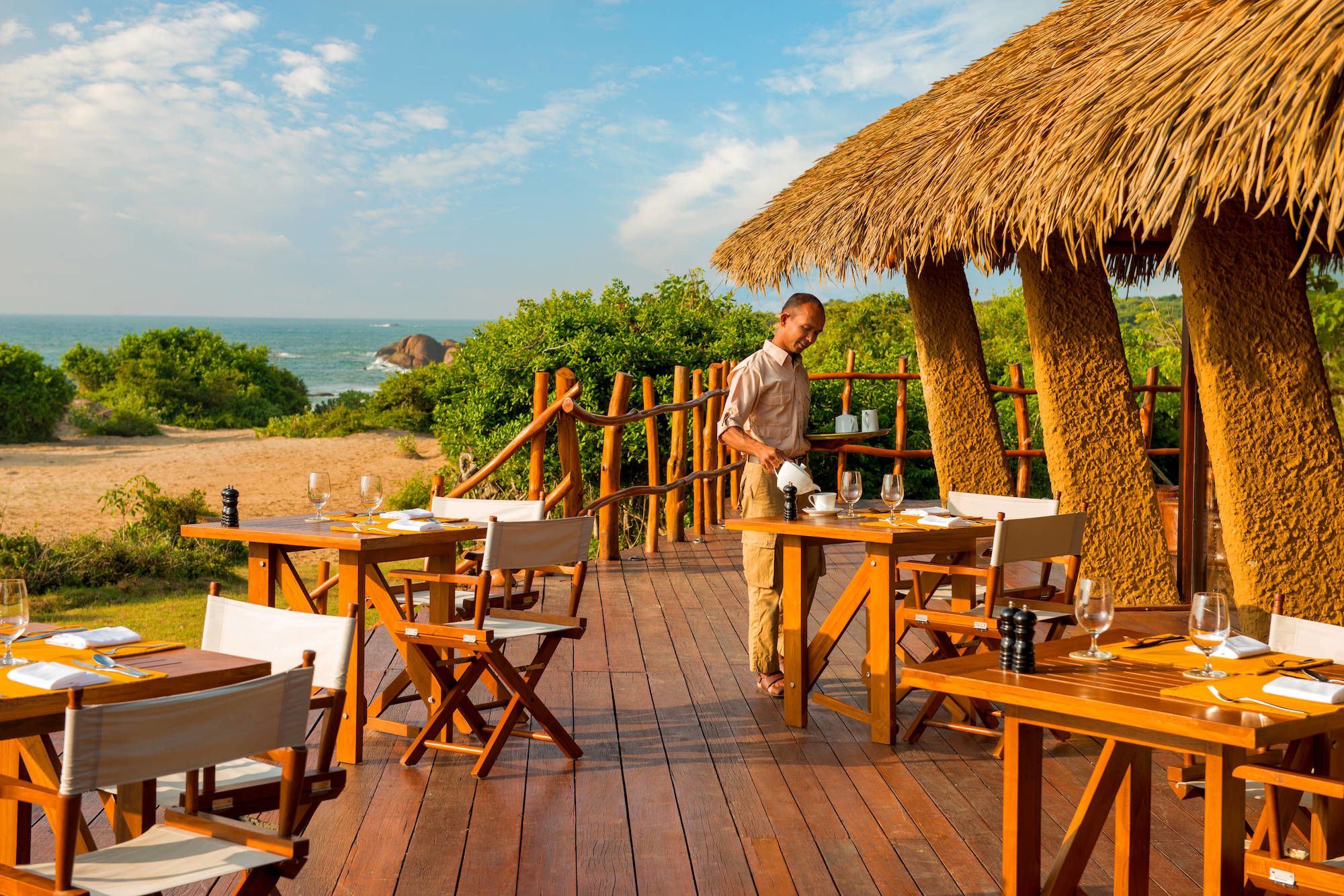 Uga Chena Huts - Yala Nationalpark Safari - 3 Tage ab Colombo: f&b: Restaurant