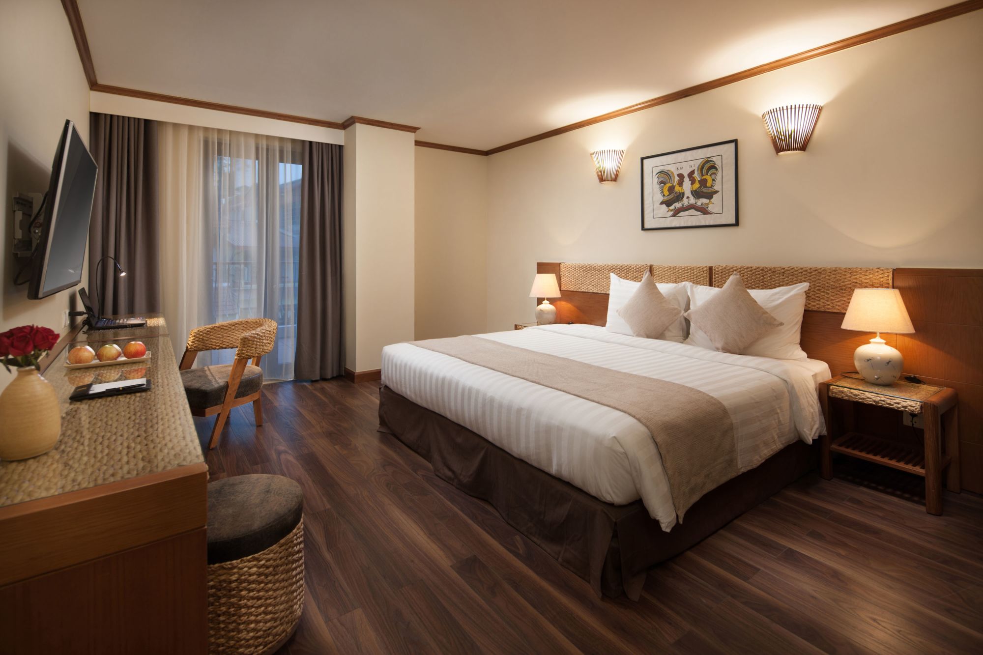MK Premier Boutique Hotel à Hanoi: Premier Balcony | bedroom