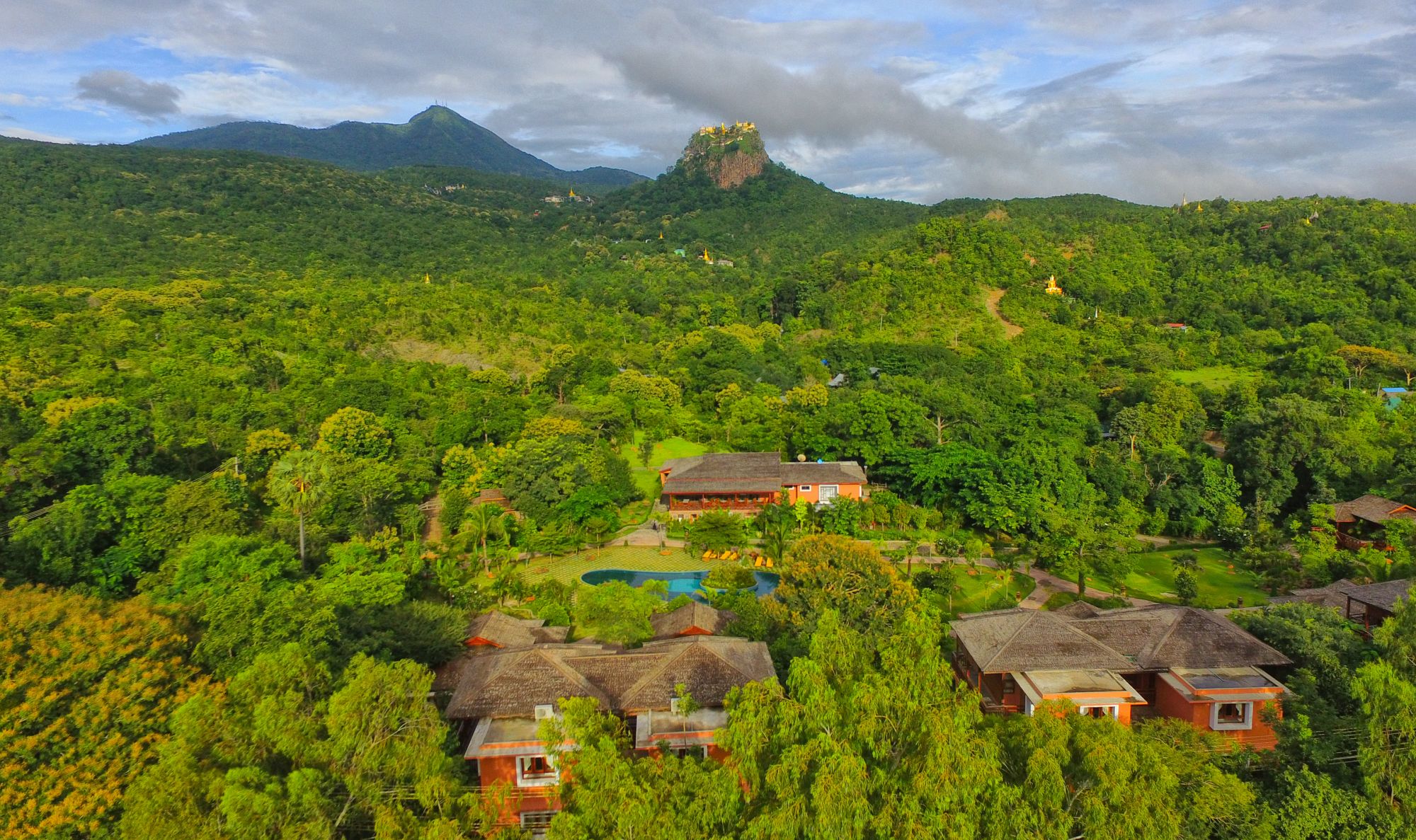 Popa Garden Resort à Bagan: Aerial View