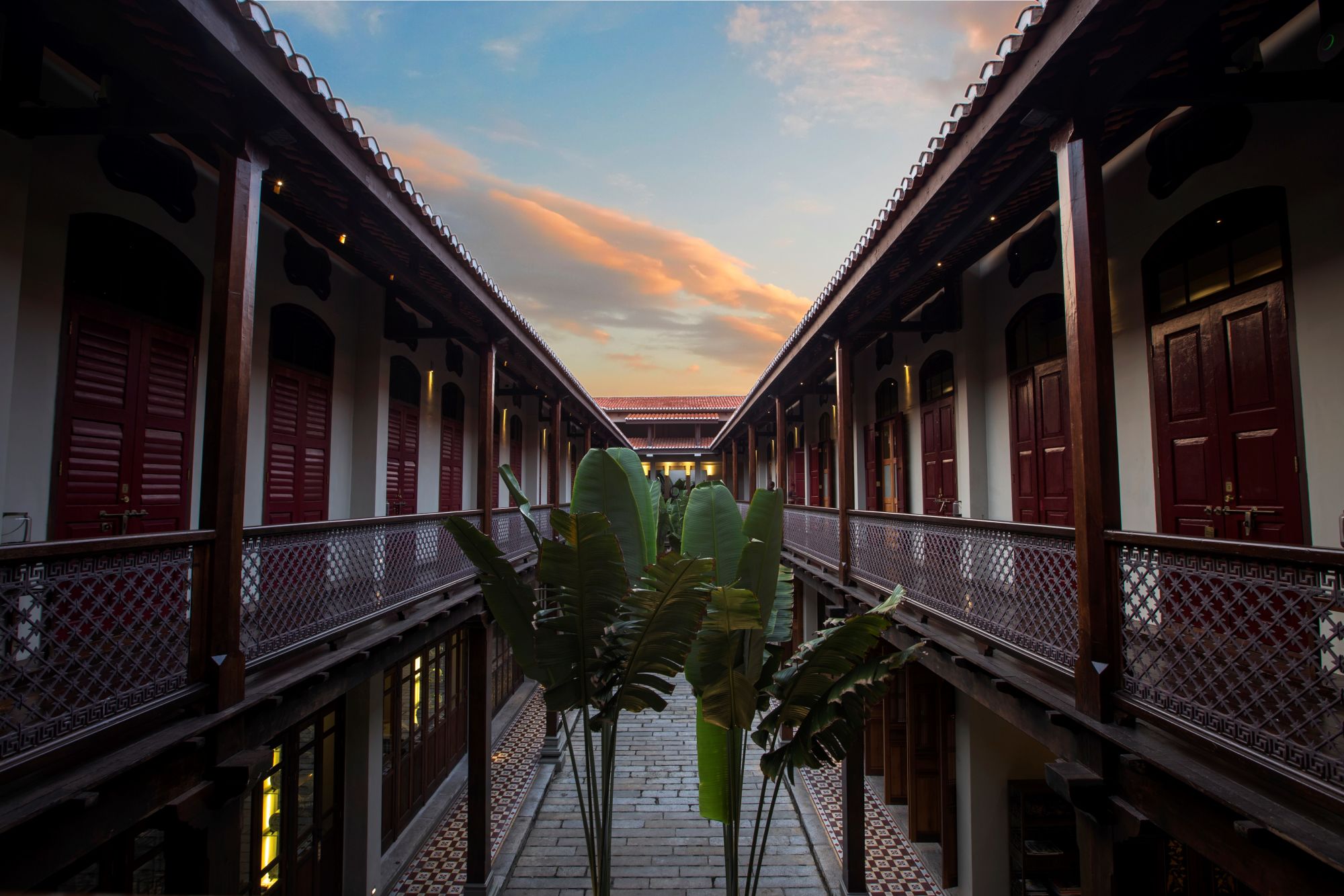 Seven Terraces in Penang: Courtyard