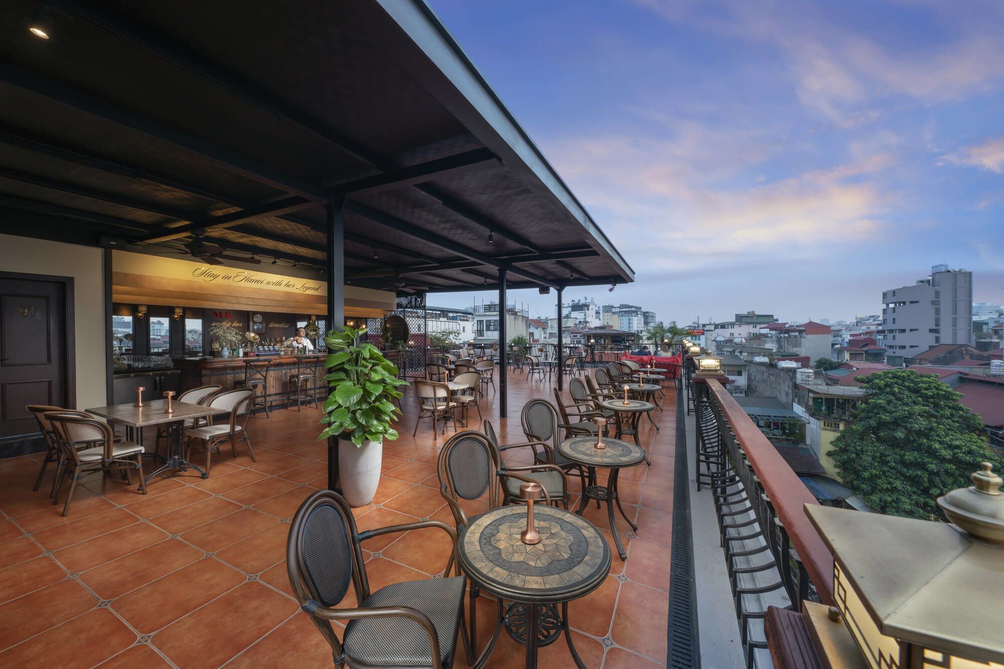 MK Premier Boutique Hotel à Hanoi: MK Rooftop Bar