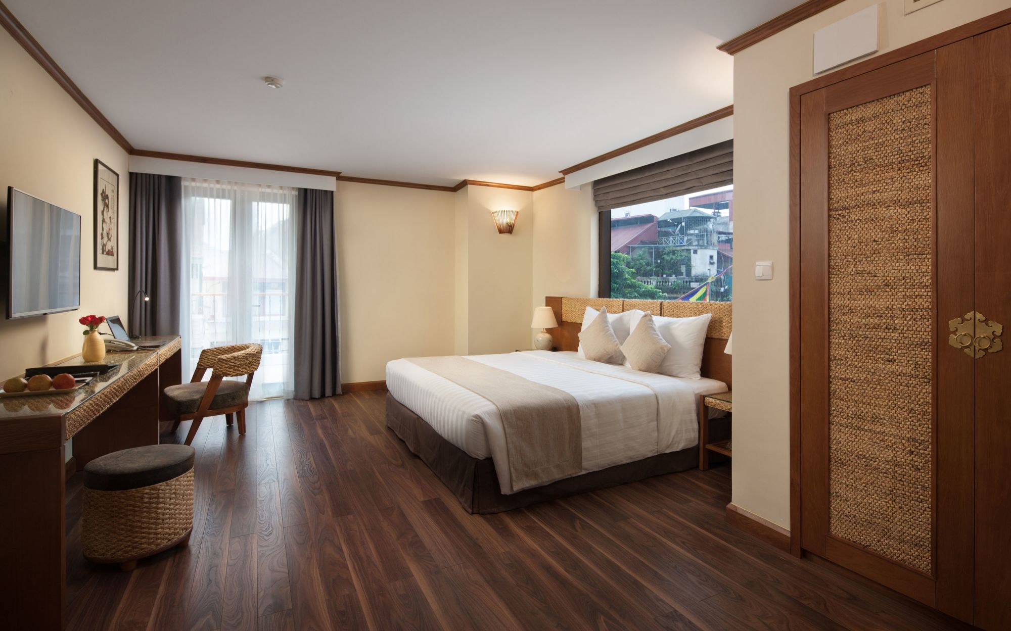 MK Premier Boutique Hotel à Hanoi: Premier Balcony | bedroom