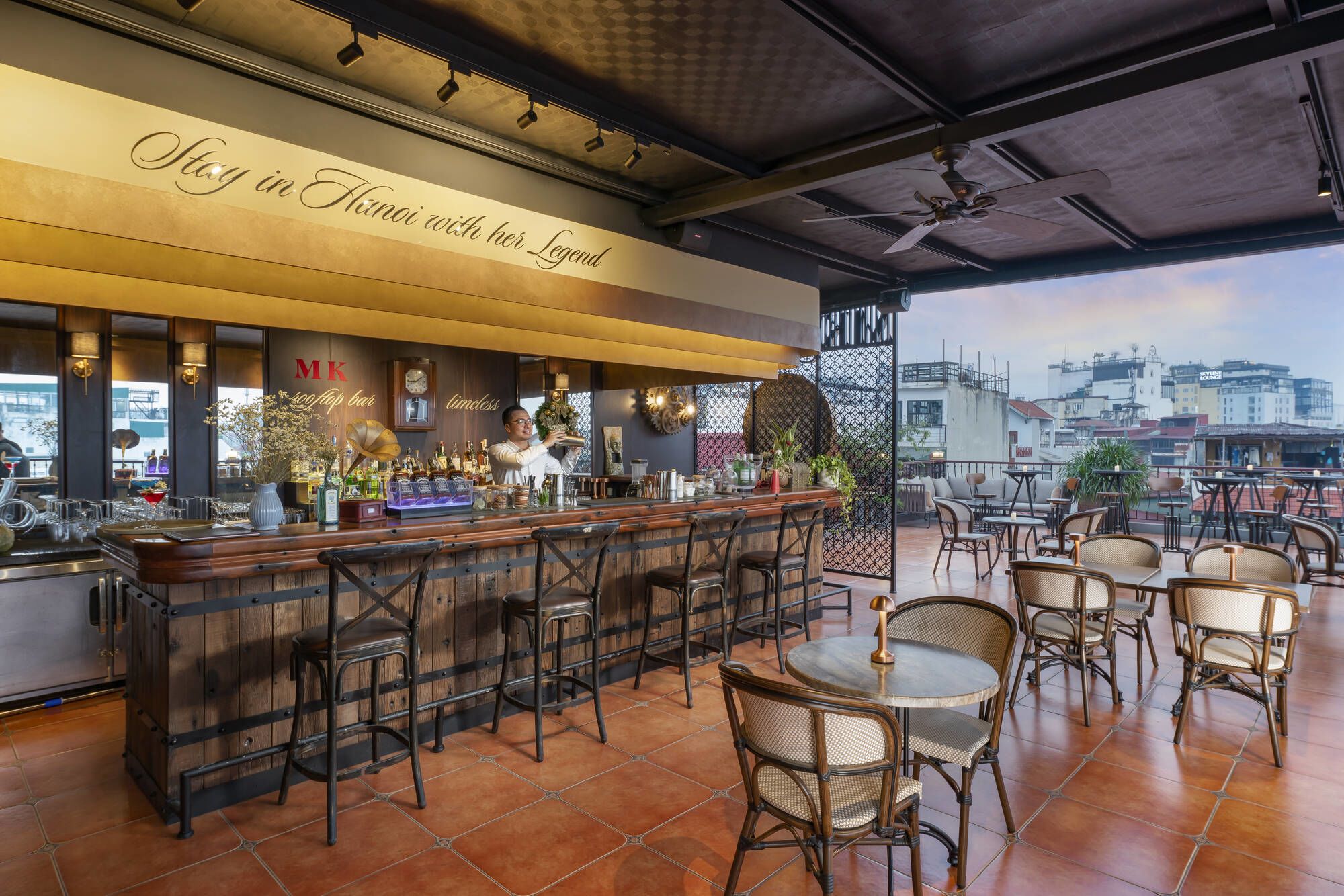 MK Premier Boutique Hotel à Hanoi: MK Rooftop Bar