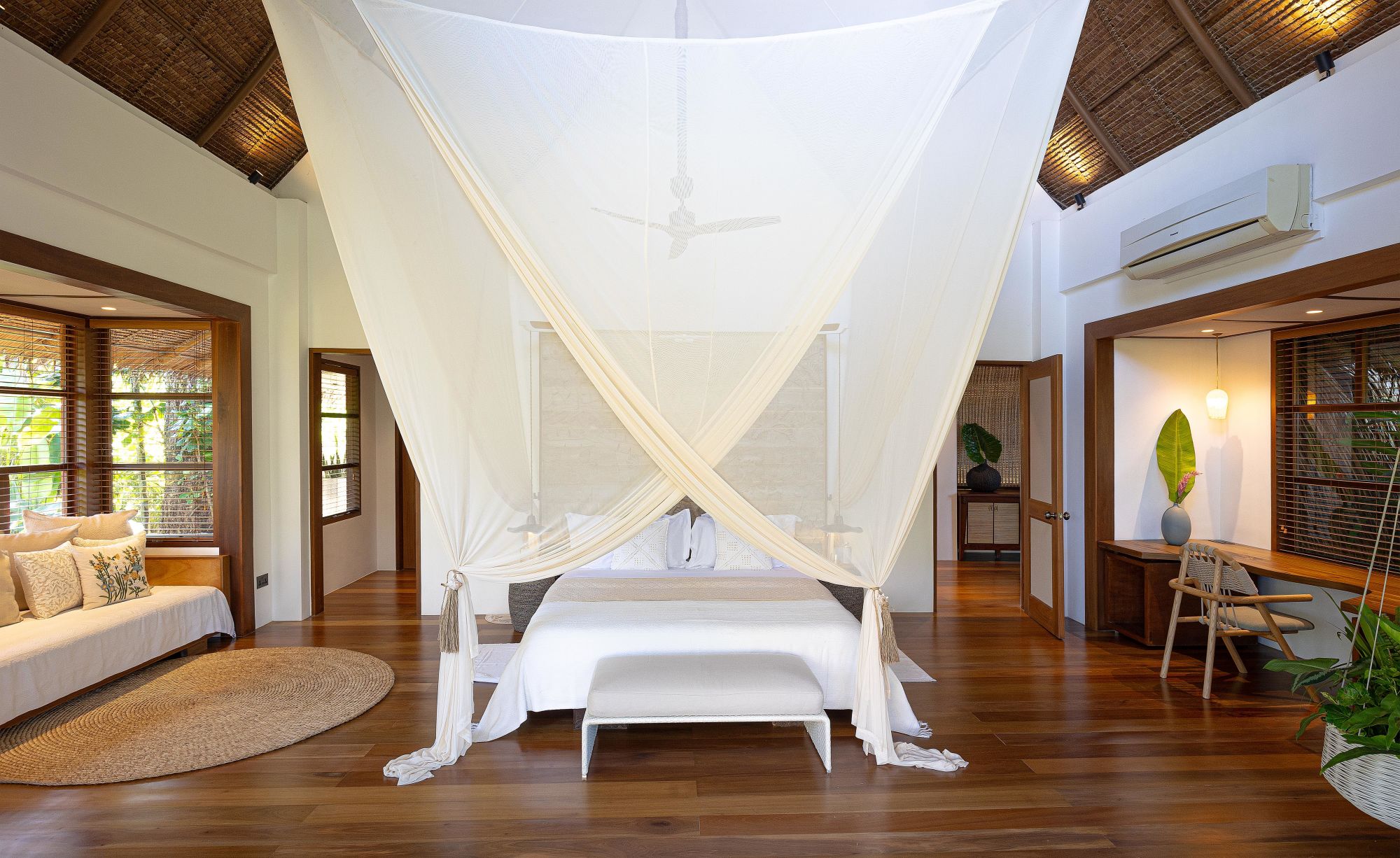 Nay Palad Hideaway in Siargao: Garden View Villa | Master Bedroom