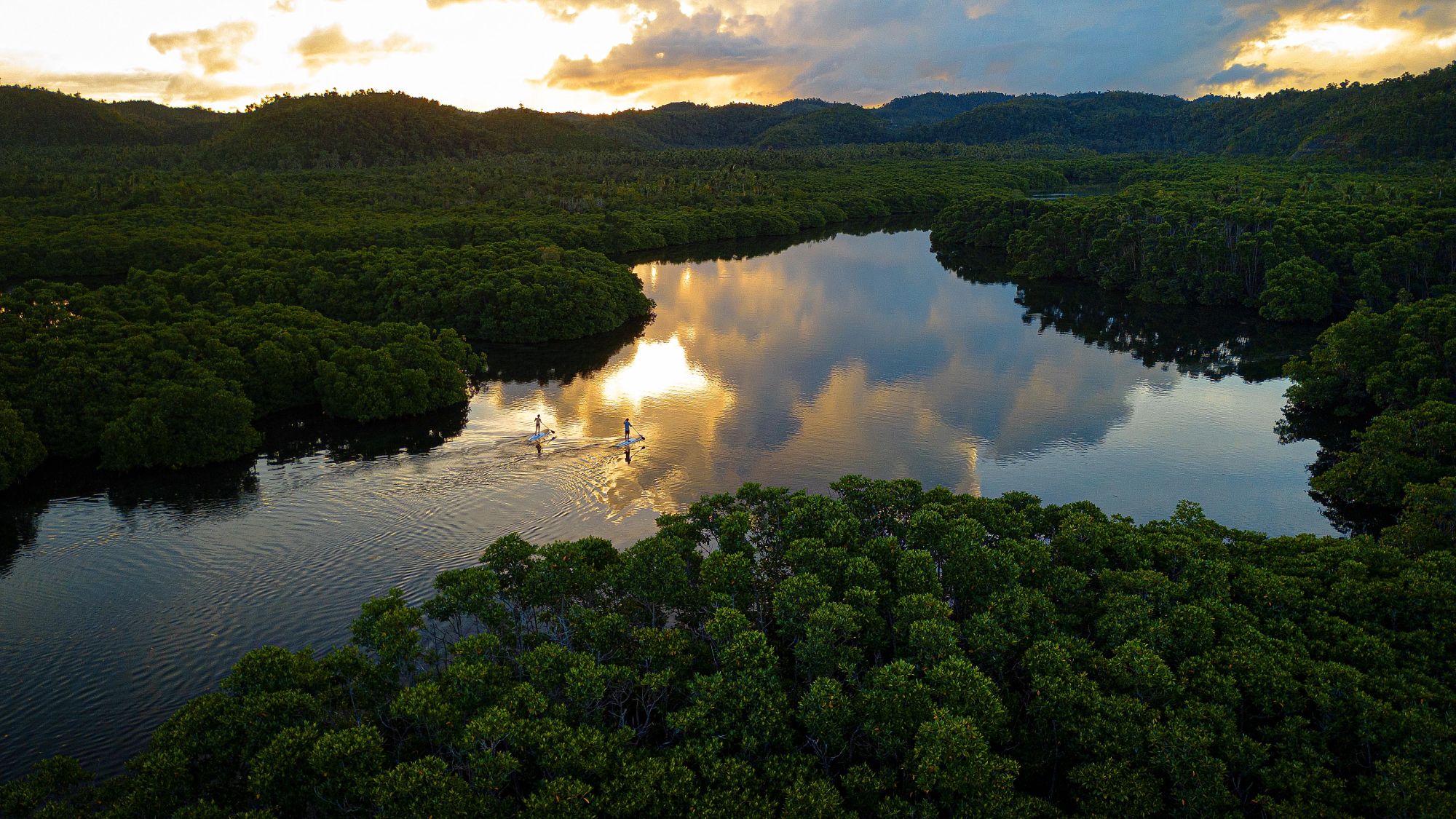 Nay Palad Hideaway in Siargao: SUP in the mangroves