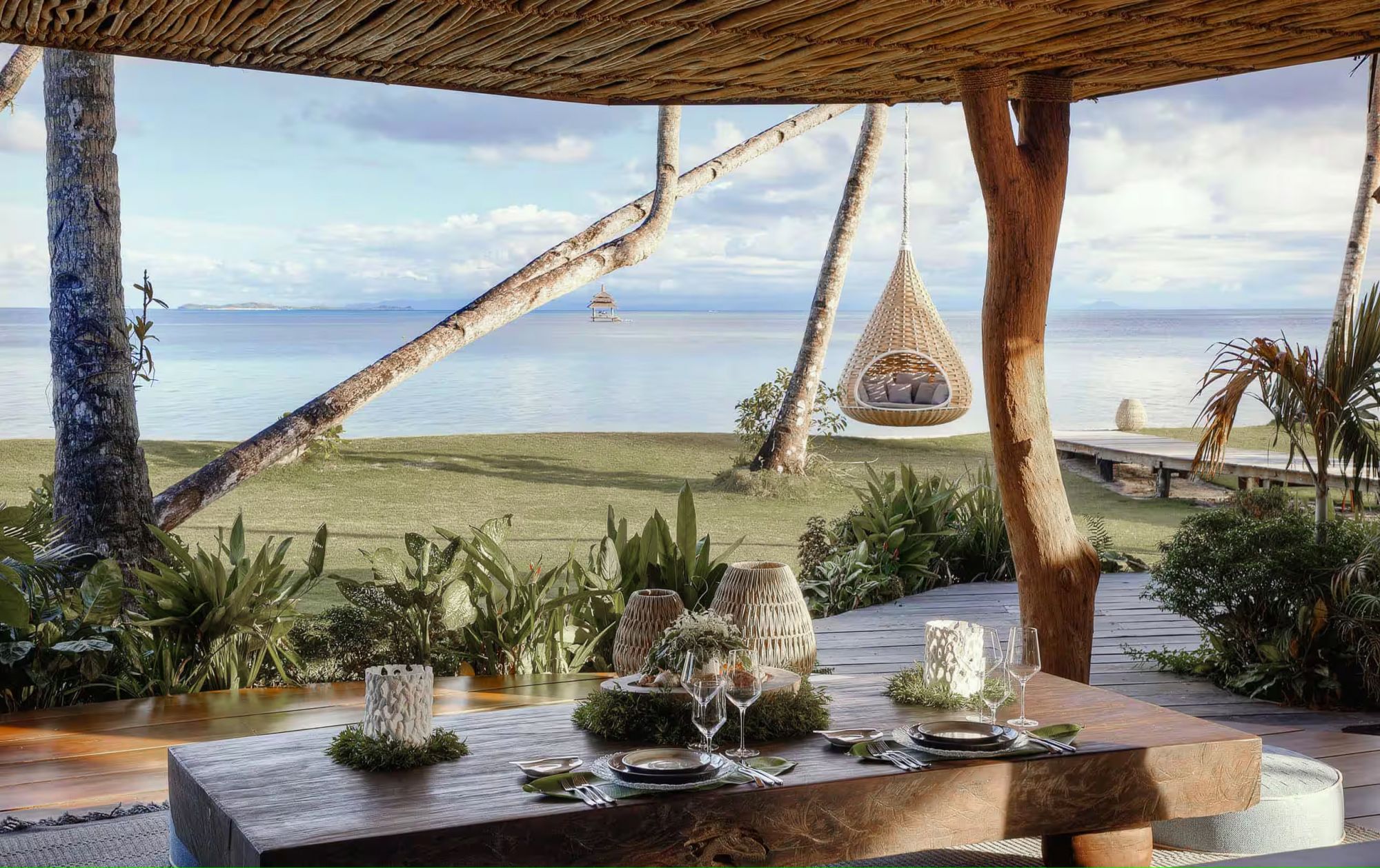 Nay Palad Hideaway in Siargao: Low Sea View Lounge