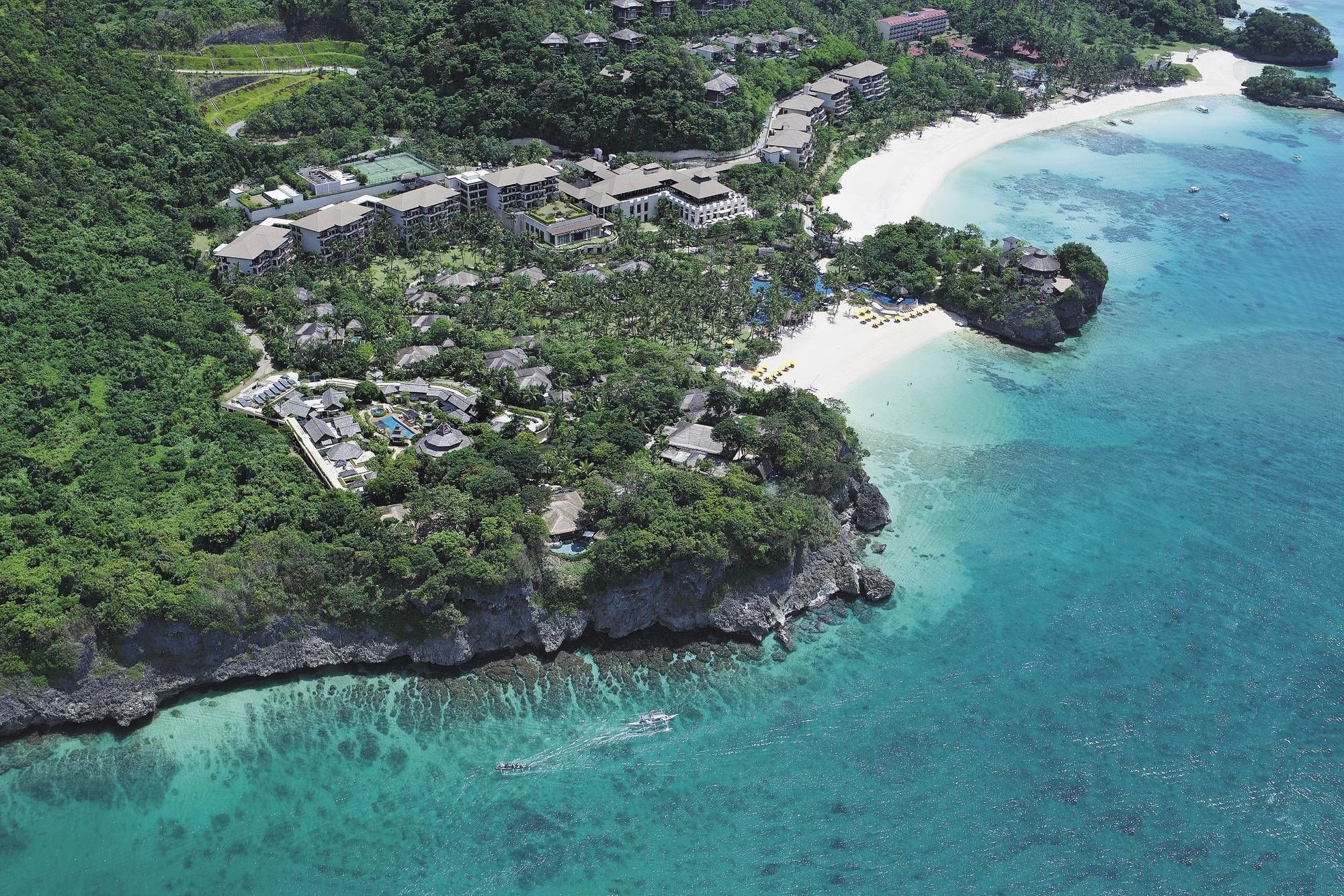 Shangri-La's Boracay Resort & Spa: Aerial View