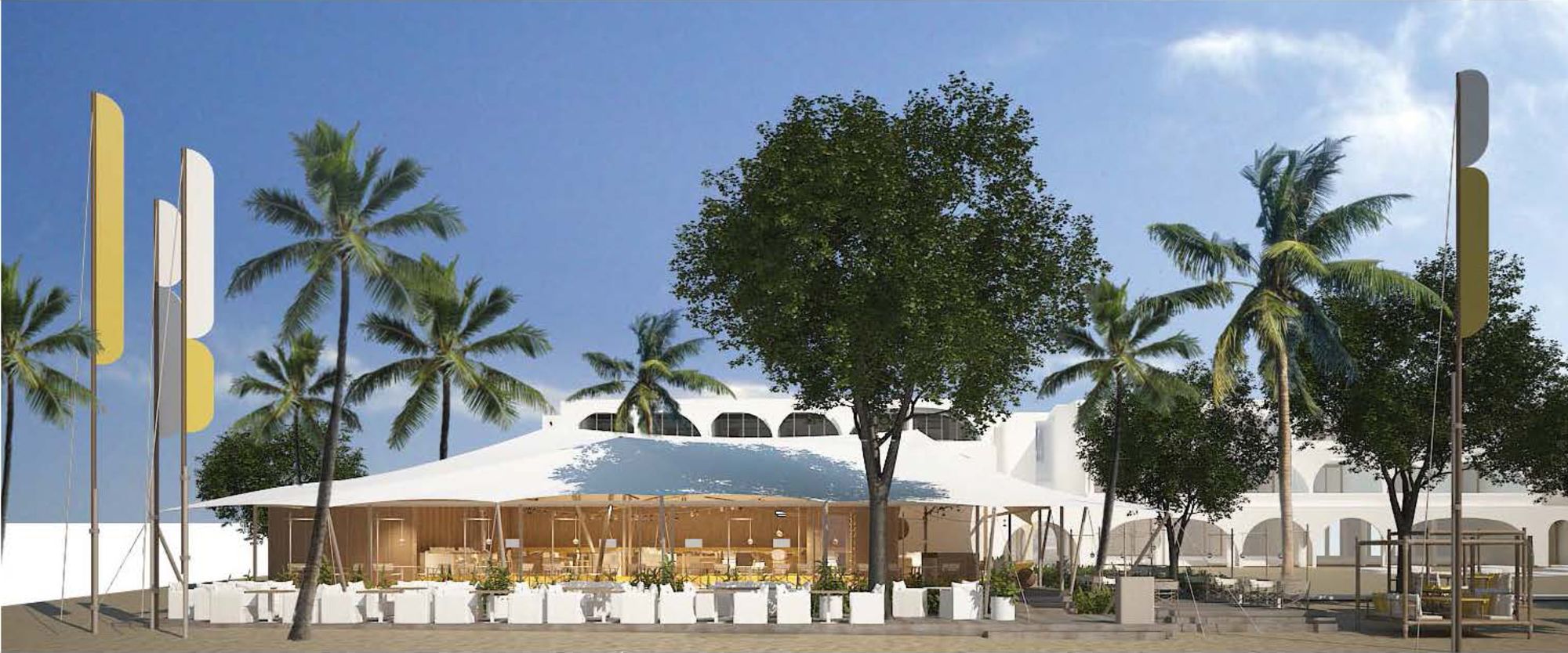 SALA Samui Chaweng Beach Resort à Ko Samui: The Tent Beachfront Restaurant & Bar