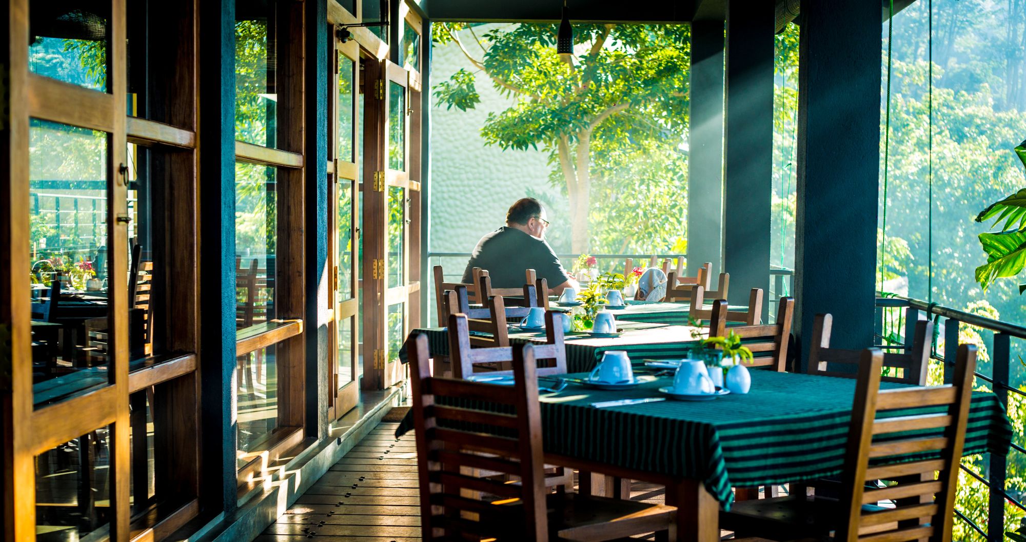 Melheim Resort in Ella/Haputale/Koslanda: Restaurant Terrace