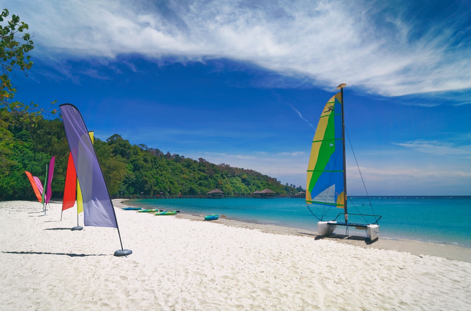 Bungaraya Island Resort in Kota Kinabalu: Beach