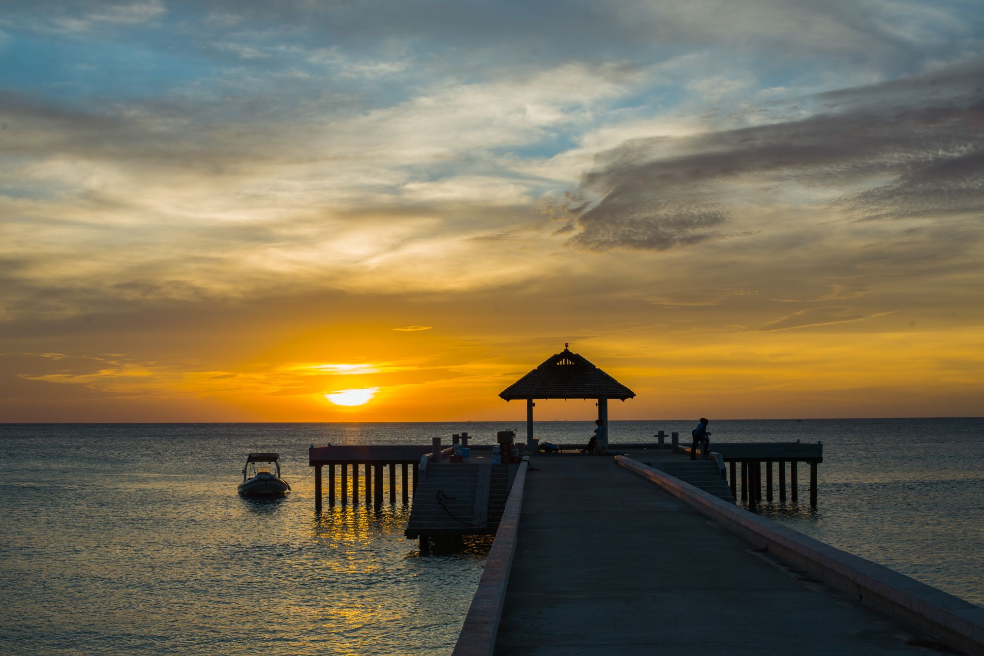 The Royal Sands Koh Rong: Jetty Sunset