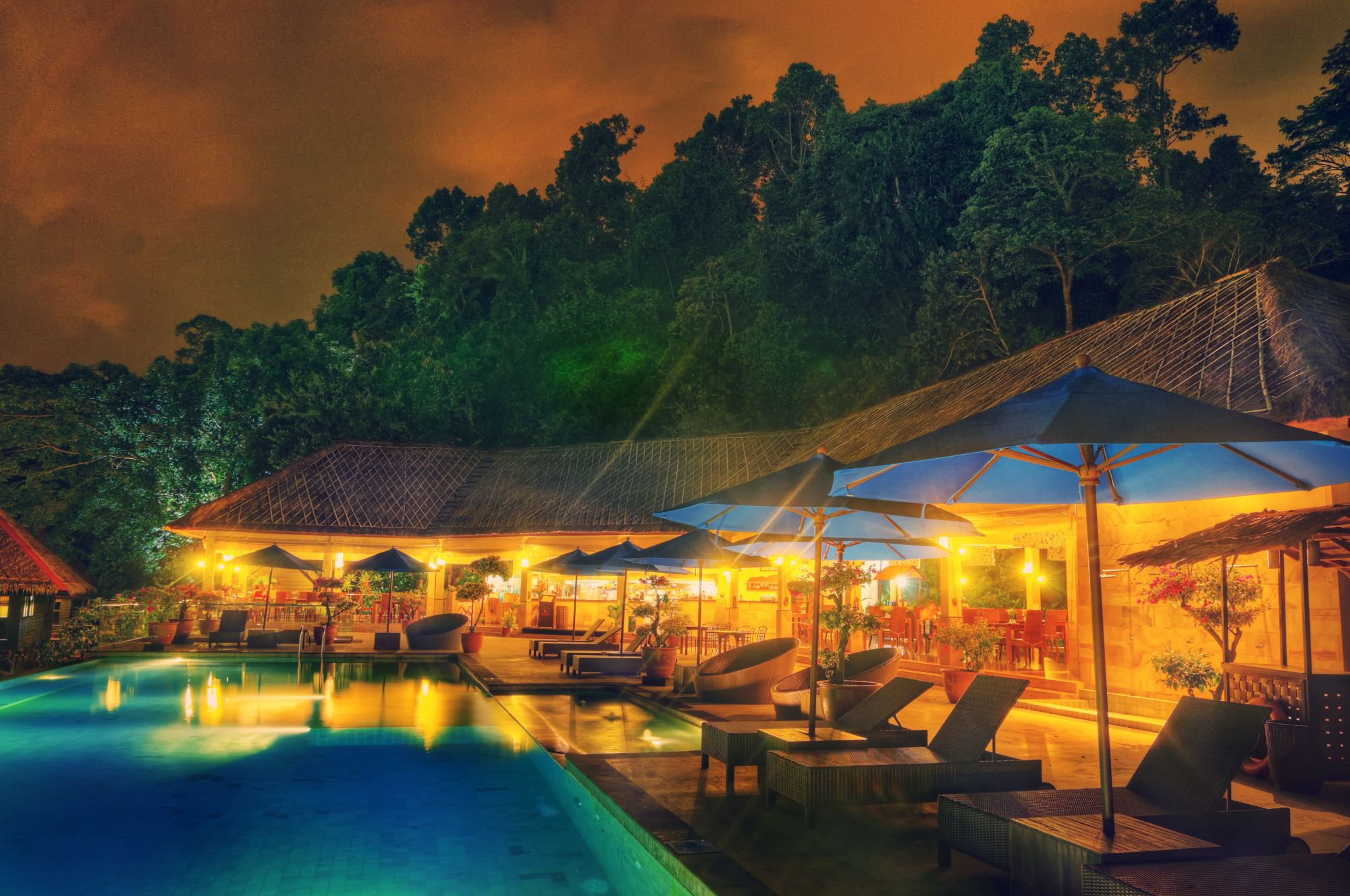 Gayana Marine Resort à Kota Kinabalu: f&b: Macac Restaurant & Pool
