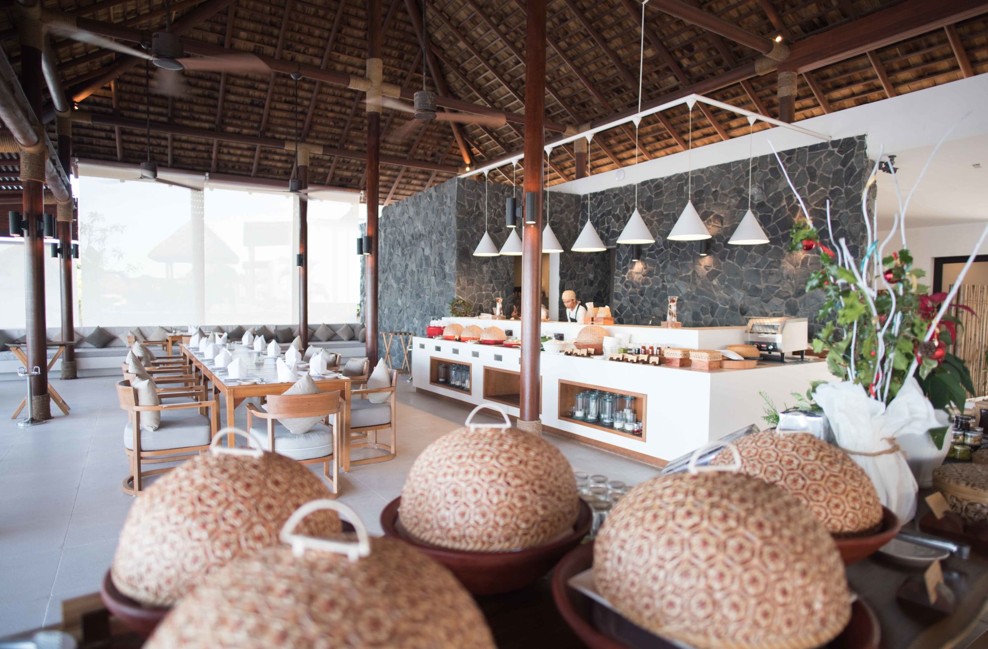 The Royal Sands Koh Rong: Ocean Restaurant Breakfast