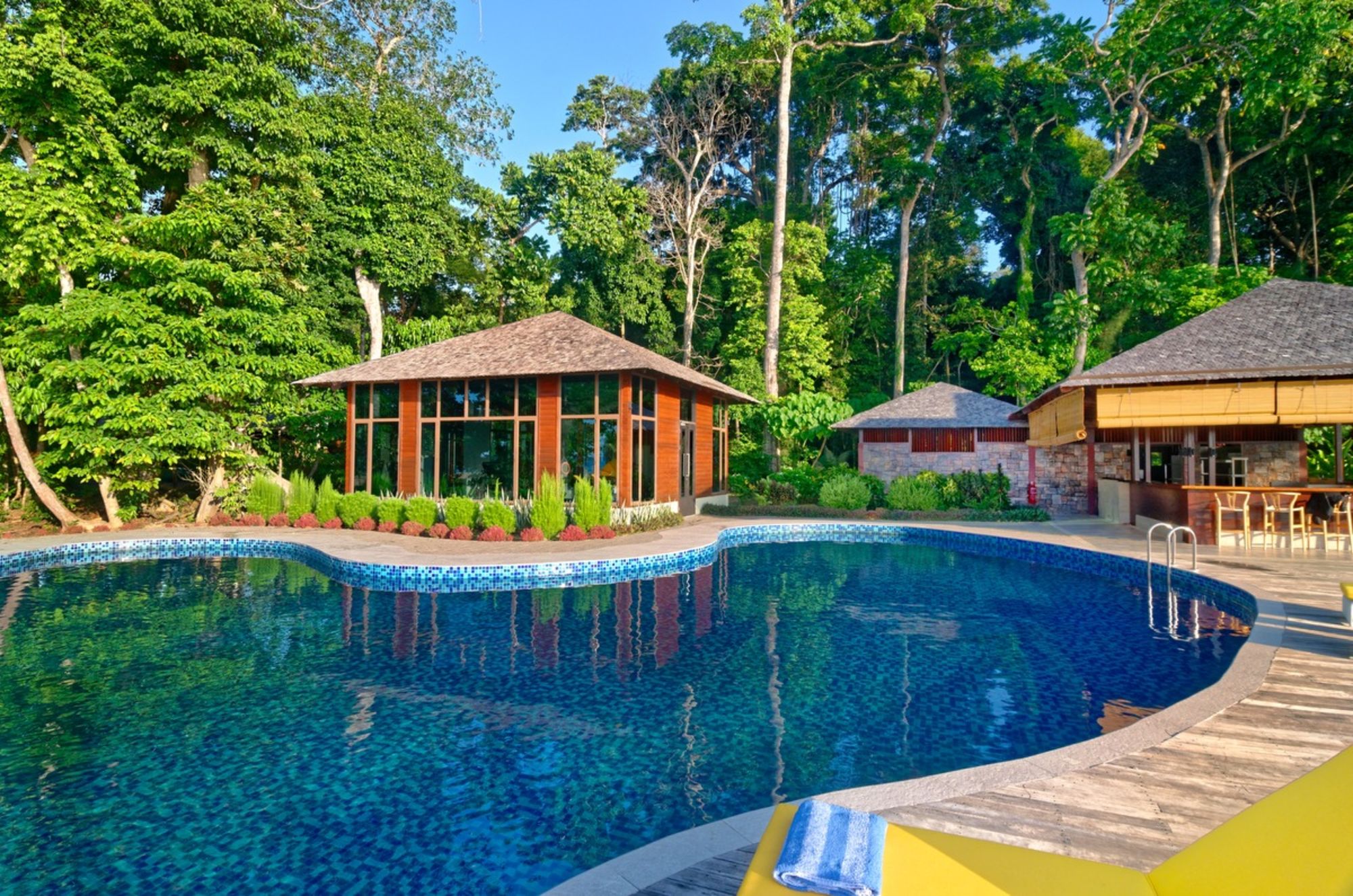 Borneo Eagle Resort in Kota Kinabalu: Gym at the Main Pool