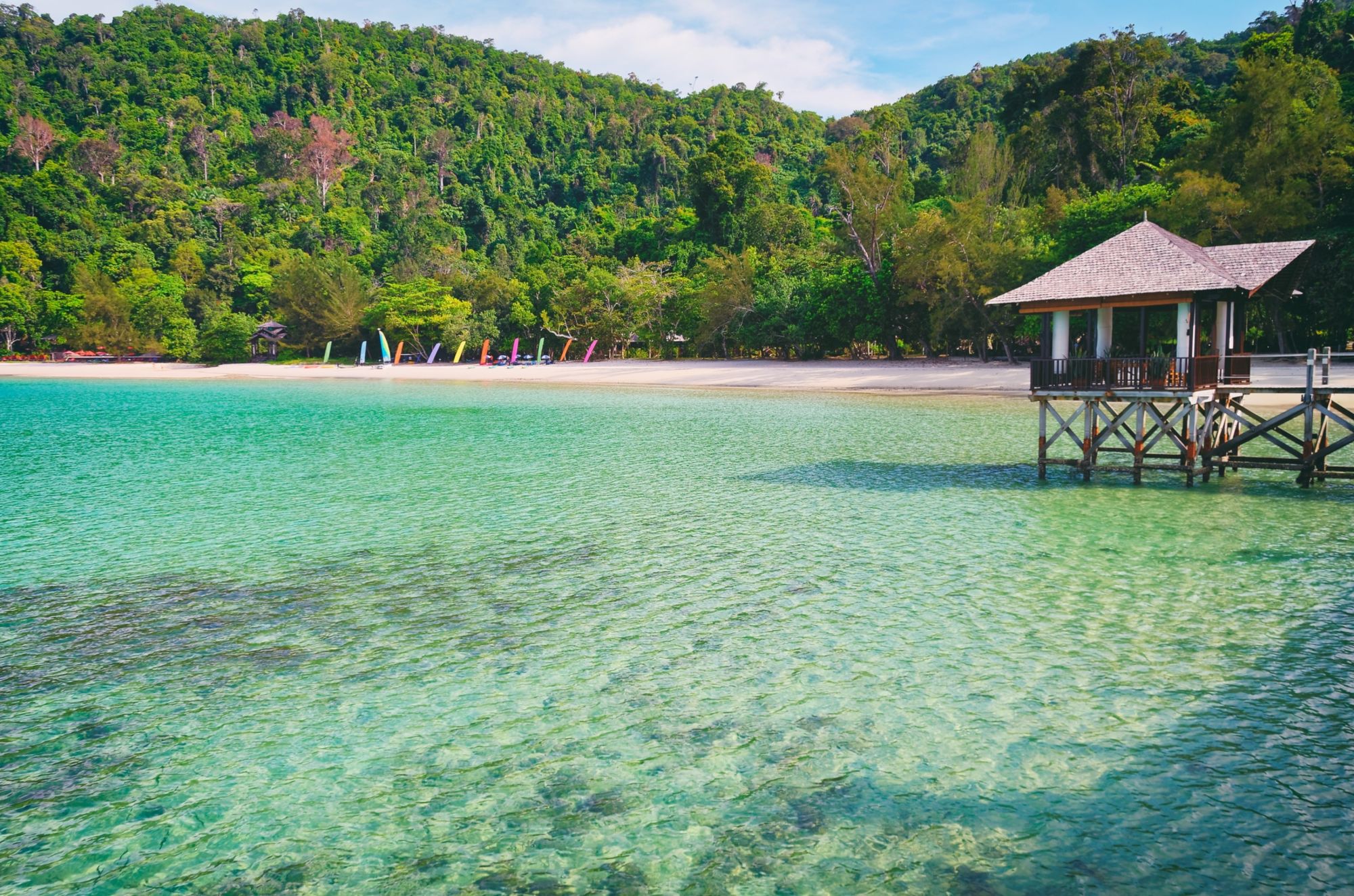 Bungaraya Island Resort in Kota Kinabalu: Beach