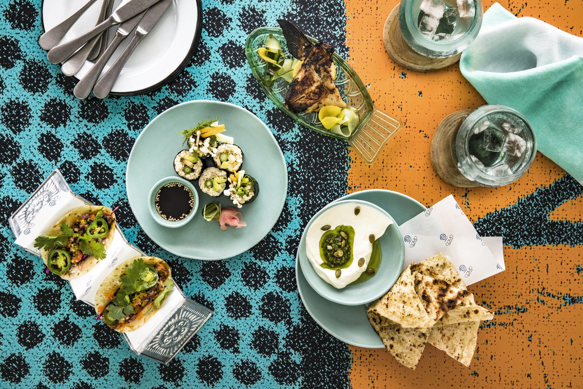 COMO Uma Canggu in Südbali: Beach Club | Lunch menu options