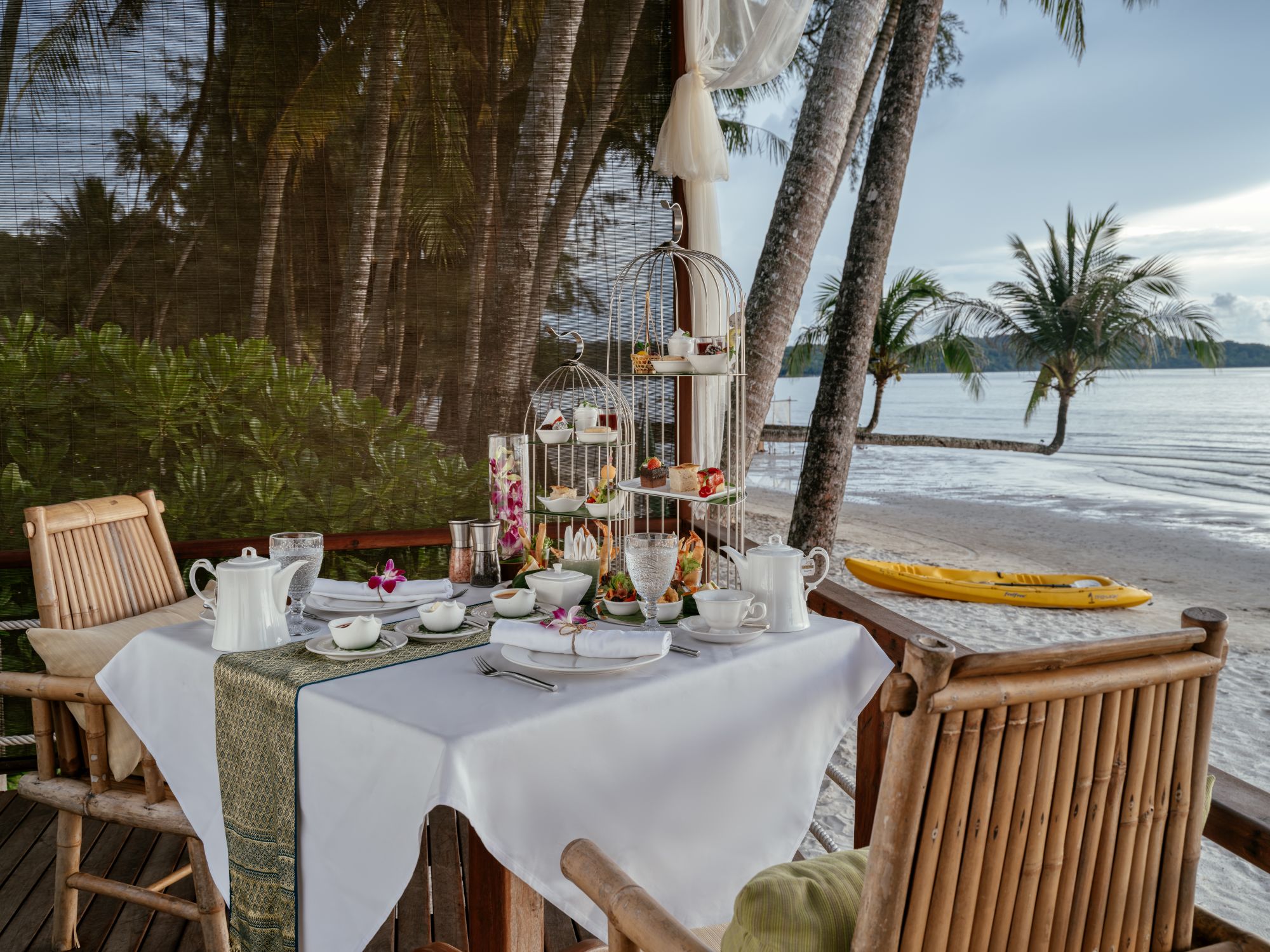 High Season Pool Villa & Spa in Ko Kood: Beachfront Suite Pool Villa private dinner
