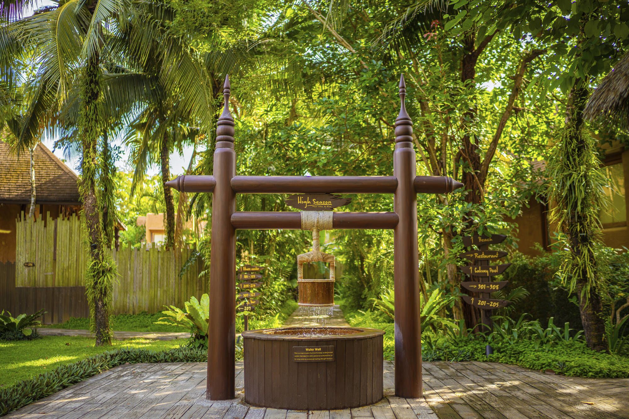 High Season Pool Villa & Spa in Ko Kood: Water Well