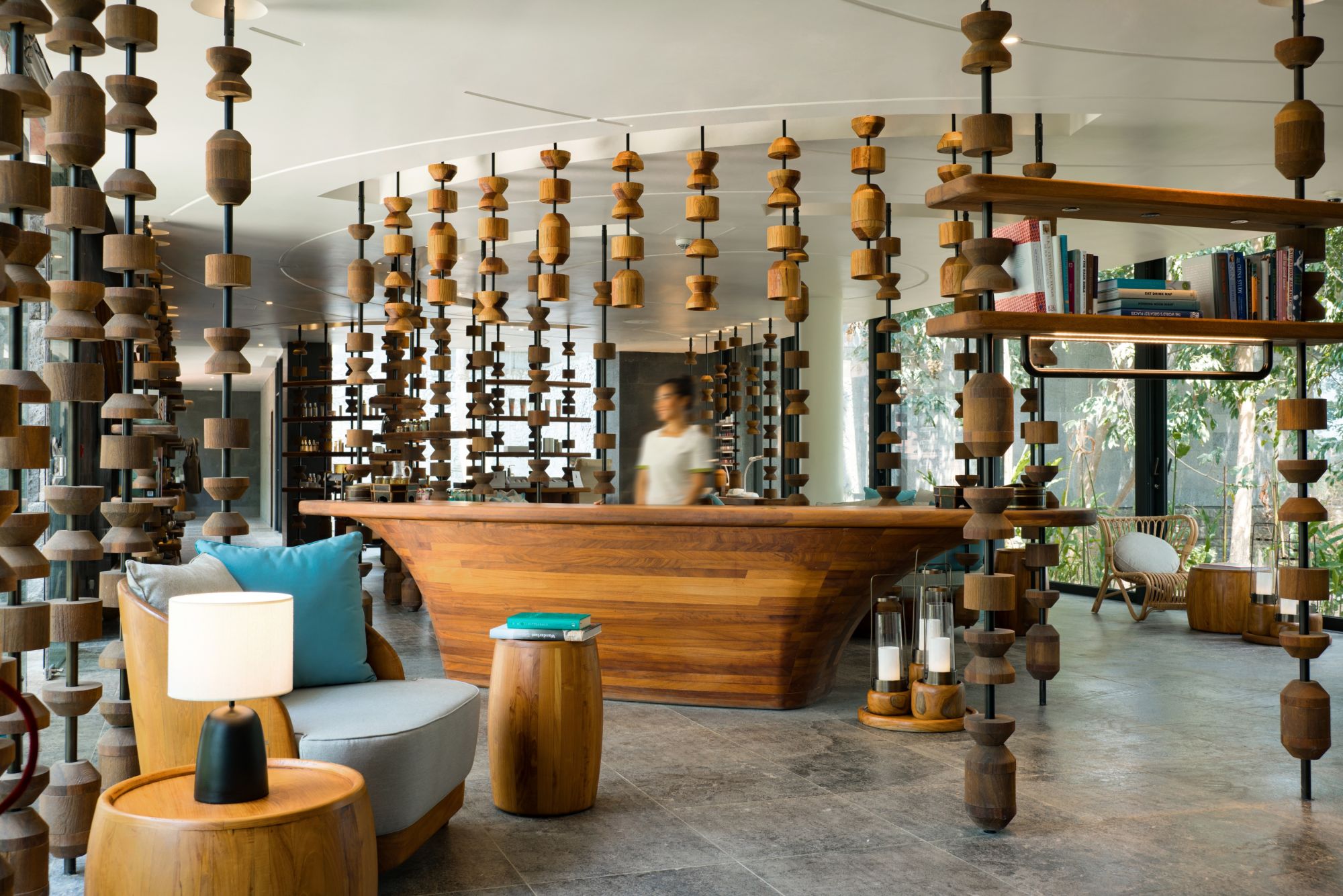 Six Senses Krabey Island in Koh Krabey: Six Senses Spa reception