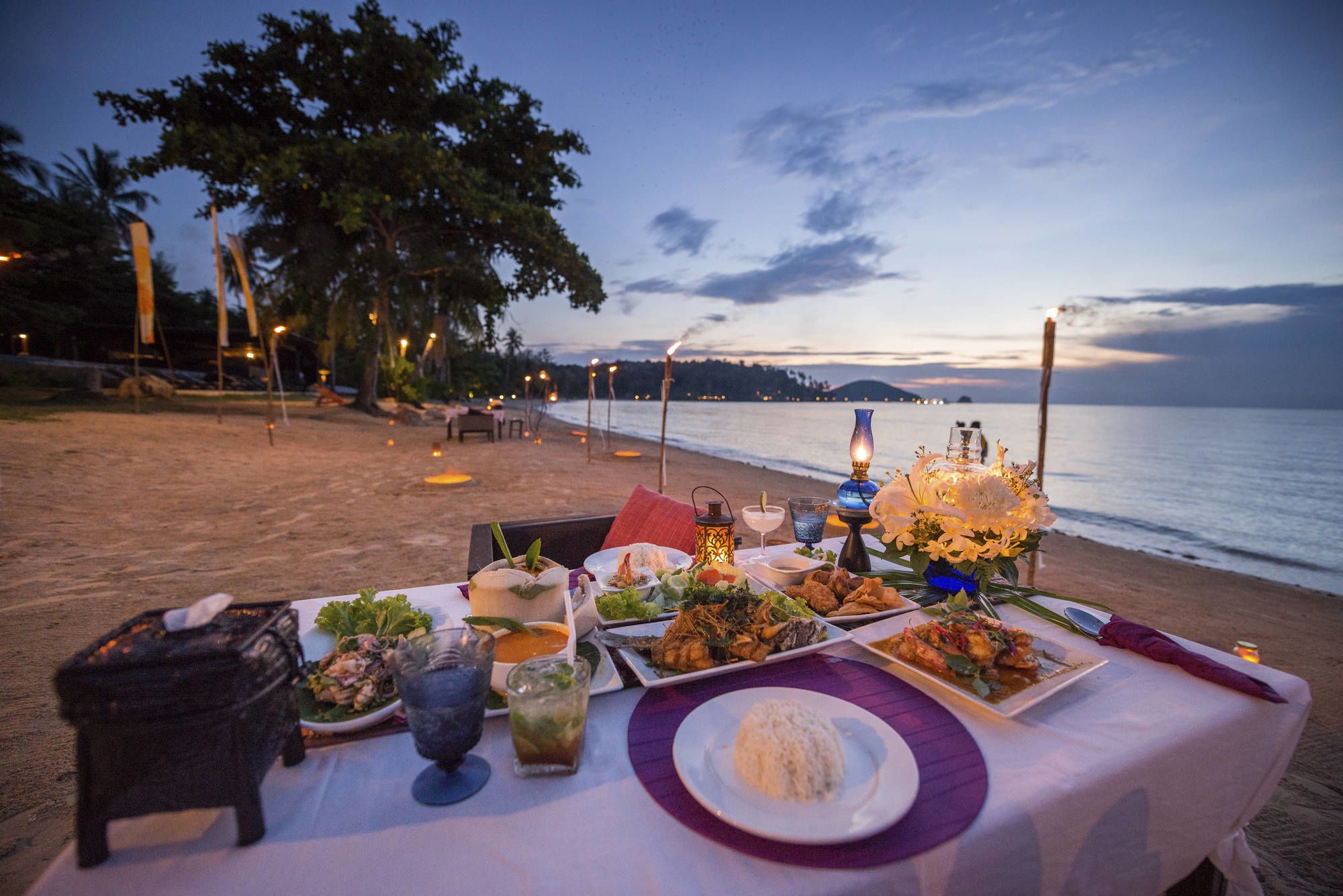 Seavana Beach Resort à Ko Mak: Romantic Dinner