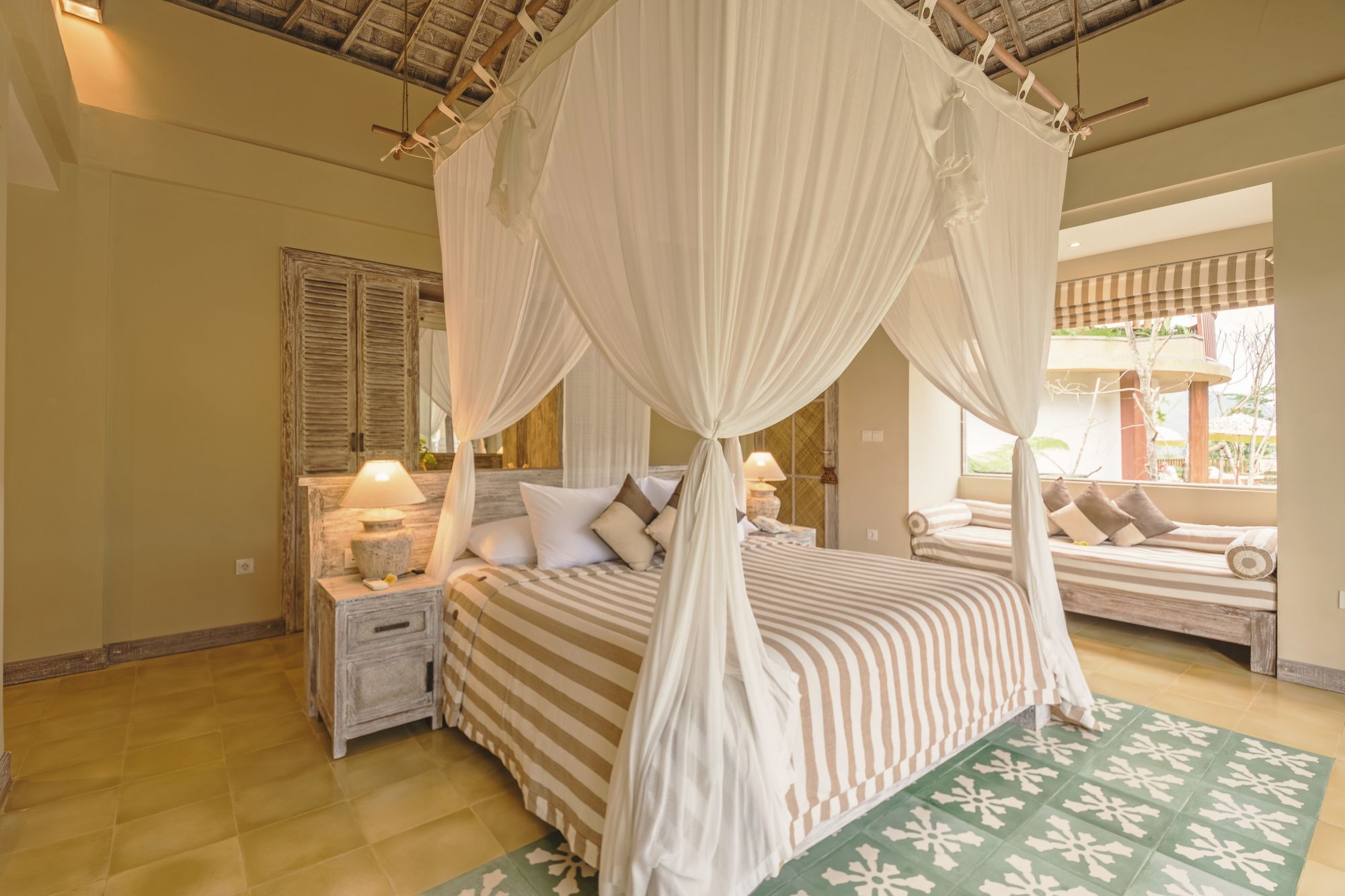 Wapa di Ume Sidemen in Ostbali: Lanai Room | Master bed