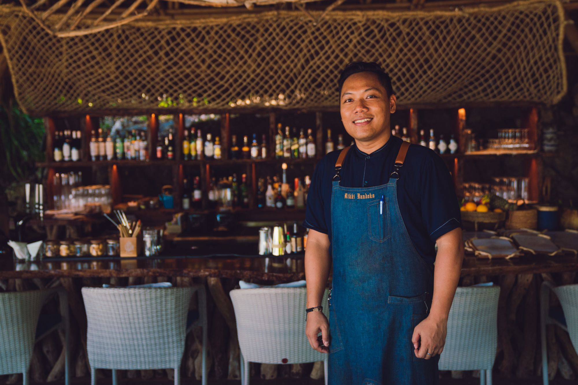 Bawah Reserve: Our bartender