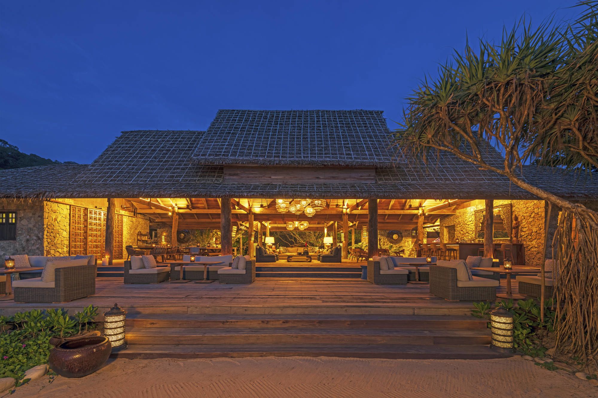 Wa Ale à Mergui Archipel: Main pavillion restaurant