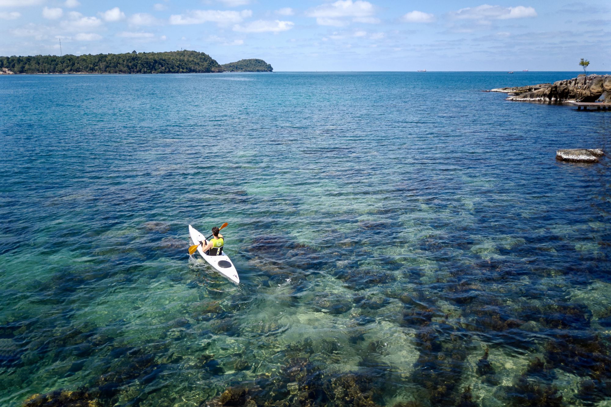 Six Senses Krabey Island in Koh Krabey: Surf ski