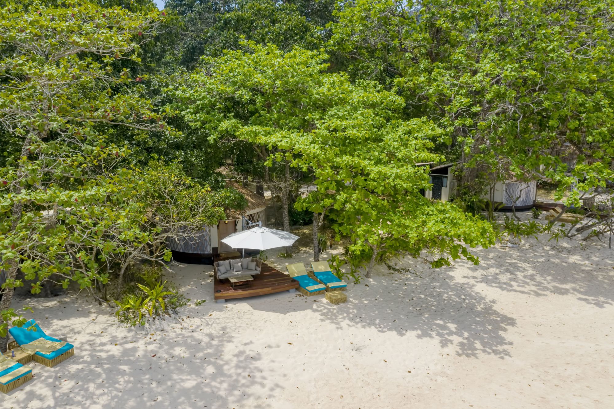 Awei Pila Resort in Mergui Archipel: Beachfront Seaview