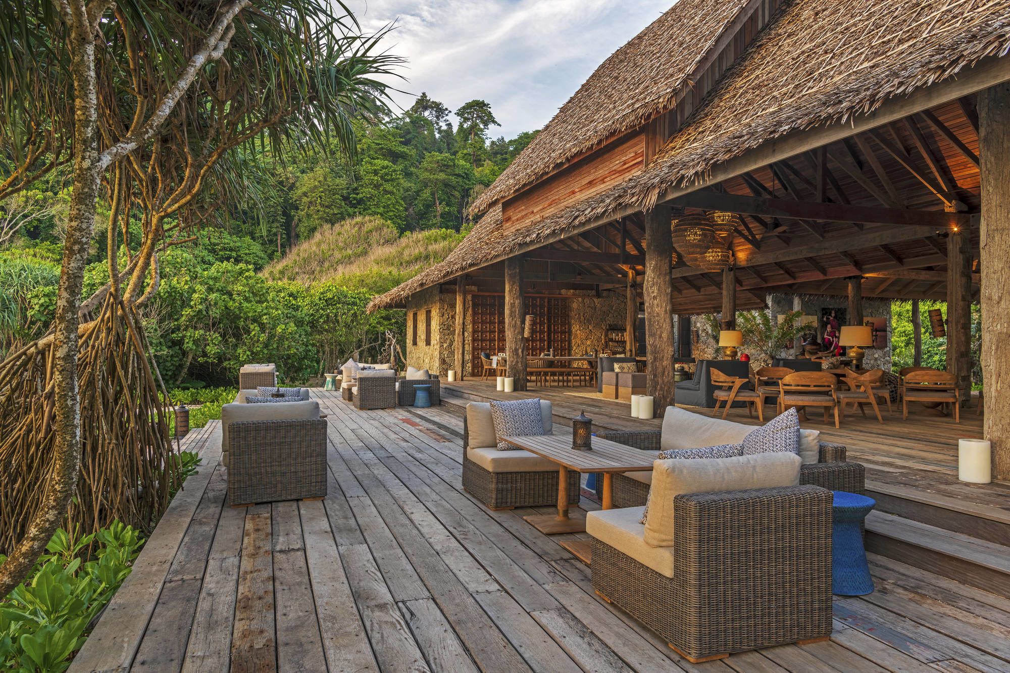 Wa Ale à Mergui Archipel: Main pavillion restaurant