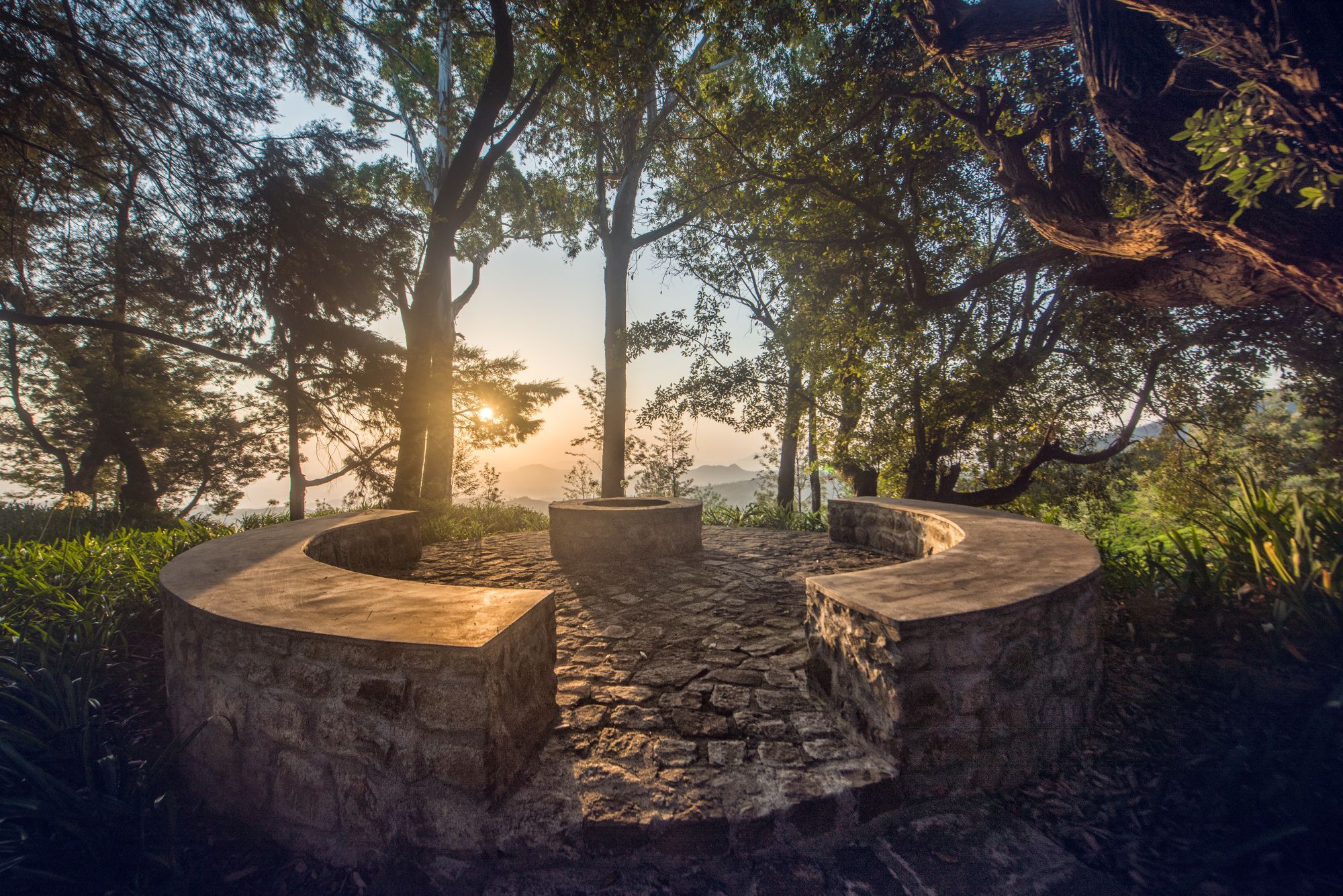 Goatfell in Nuwara Eliya: Fire pit