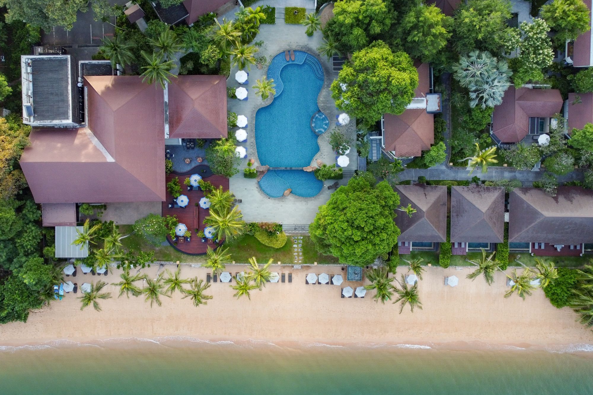 Sea Sand Sun Resort & Villas à Pattaya: Birdeye View